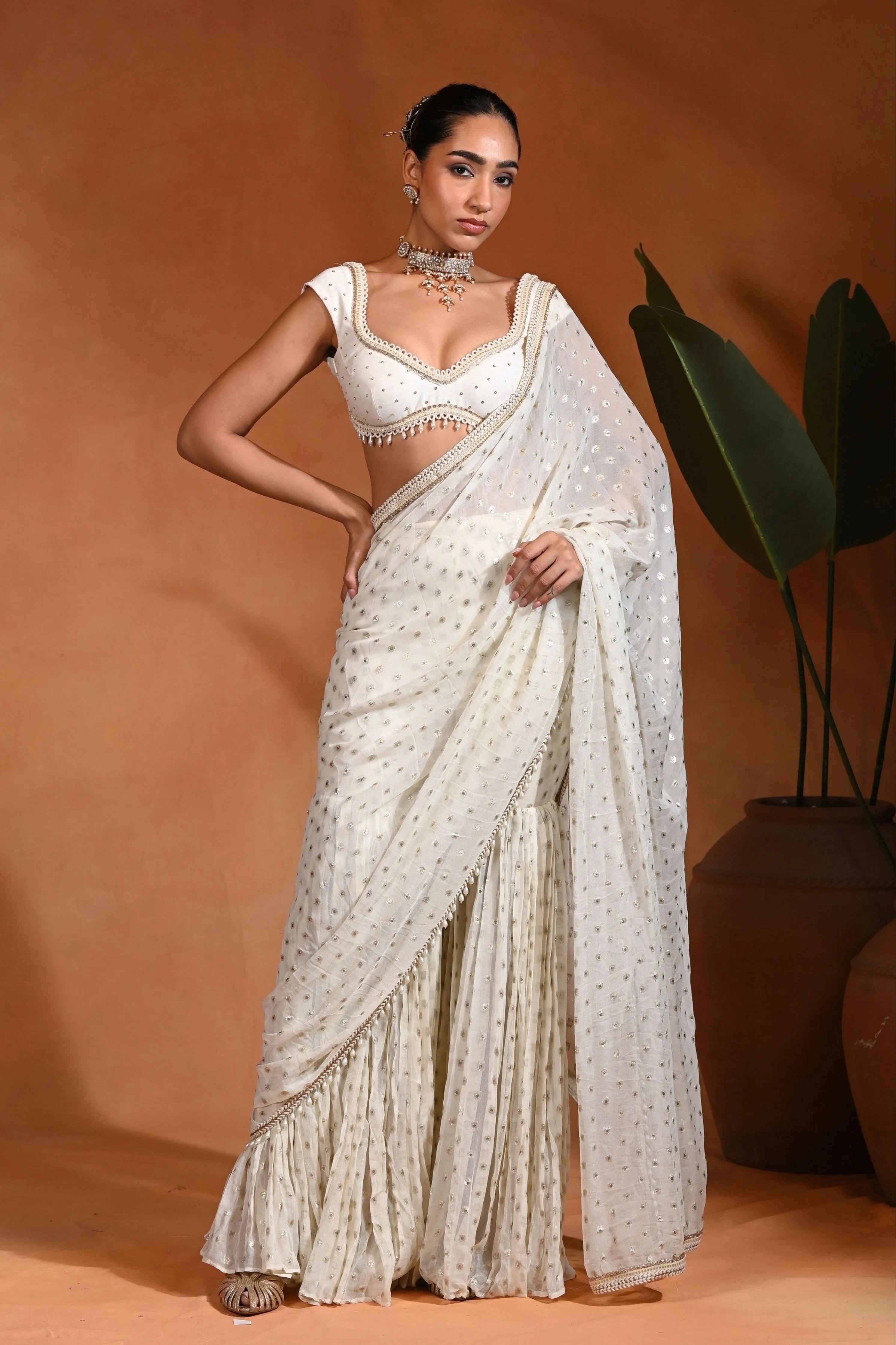 Rooh Pant Saree Set
