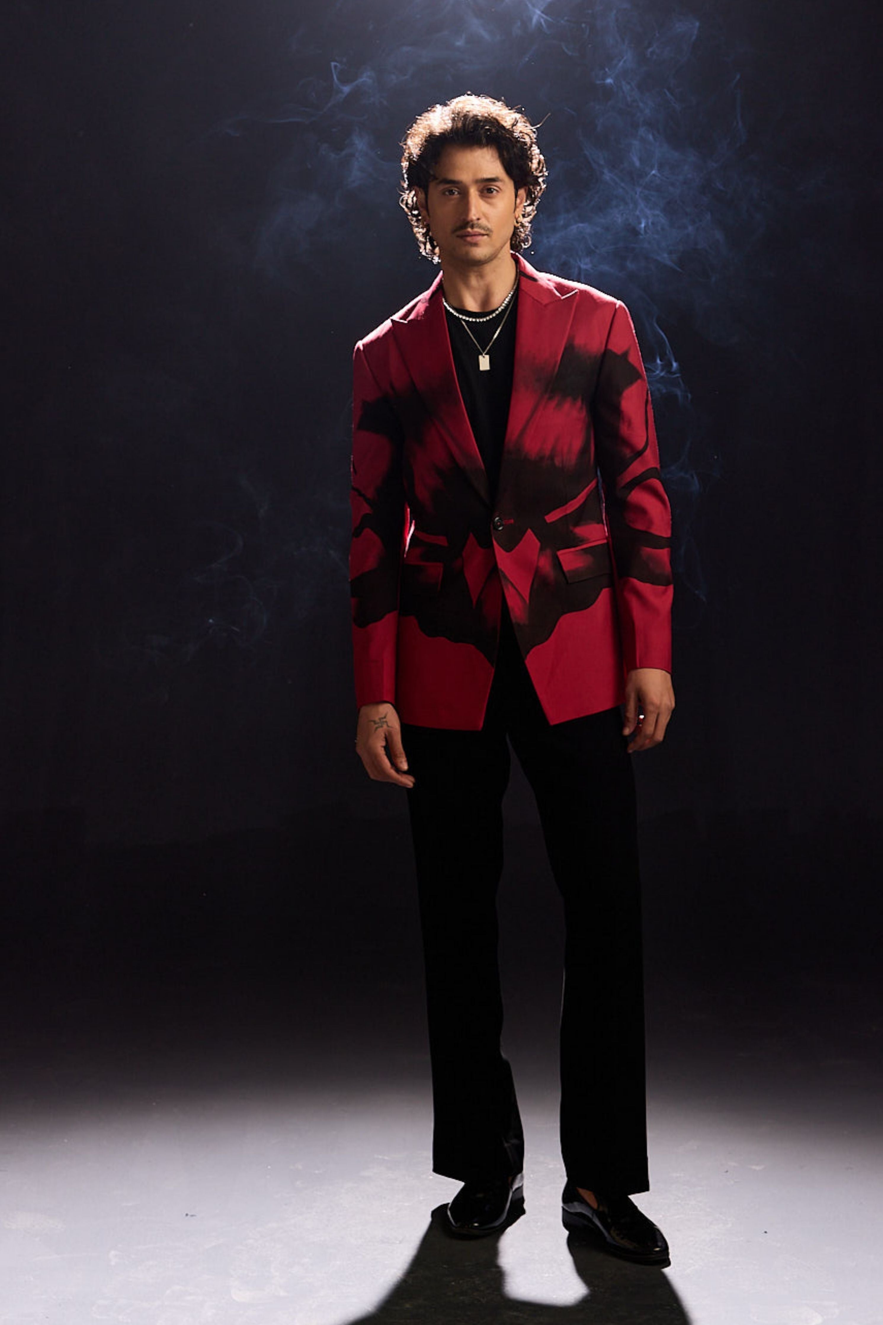 Red Cocktail Blazer
