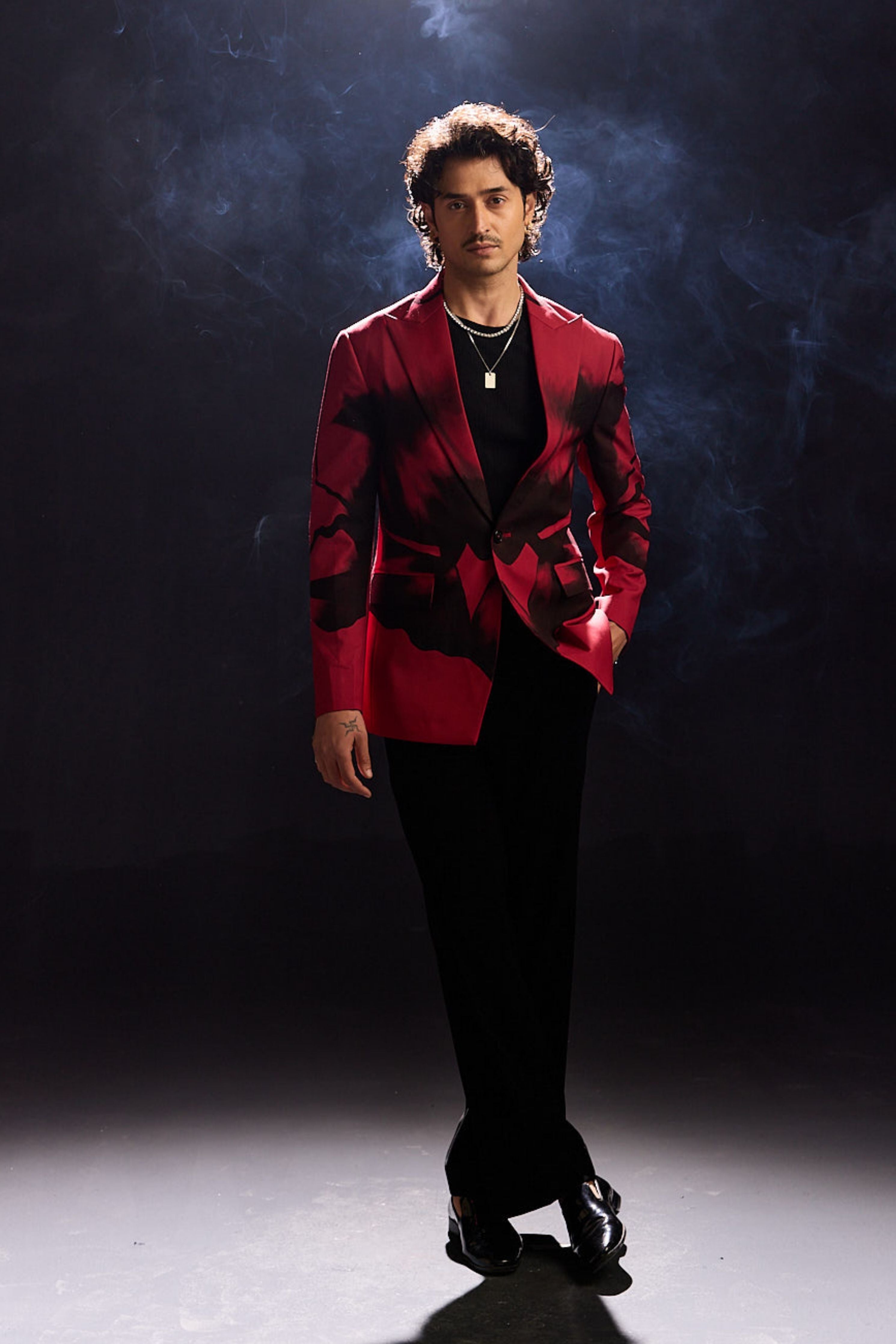 Red Cocktail Blazer