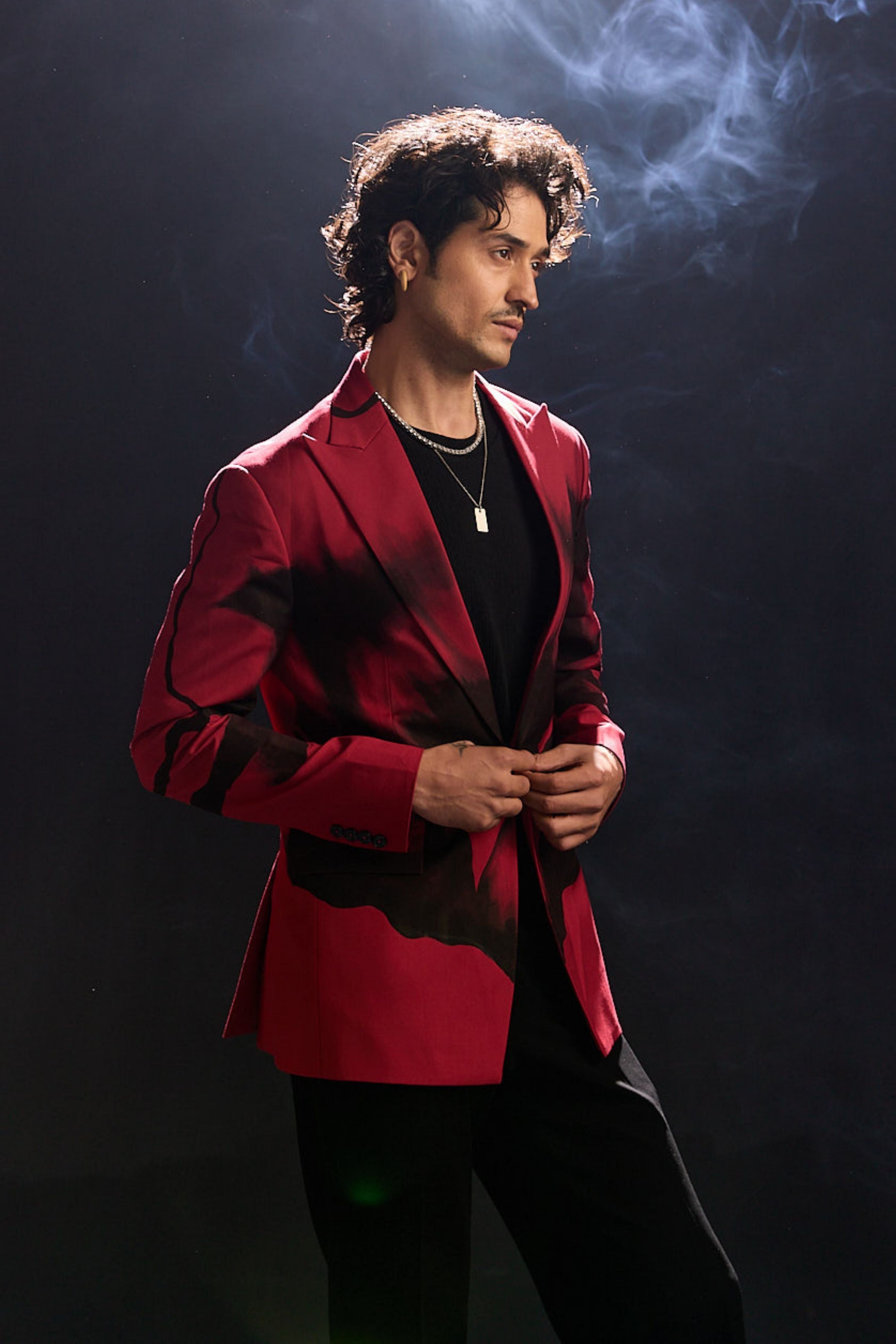 Red Cocktail Blazer