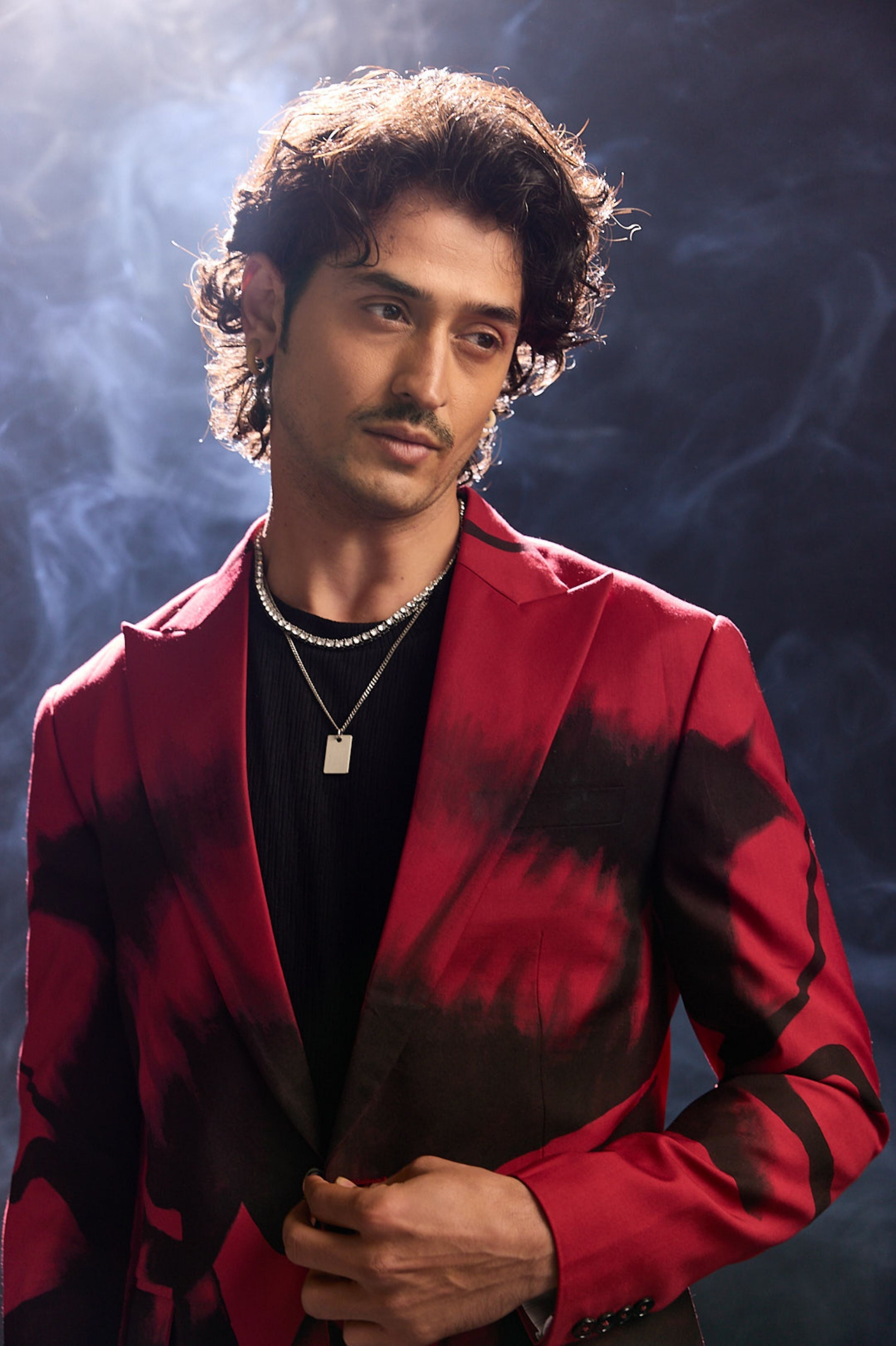 Red Cocktail Blazer