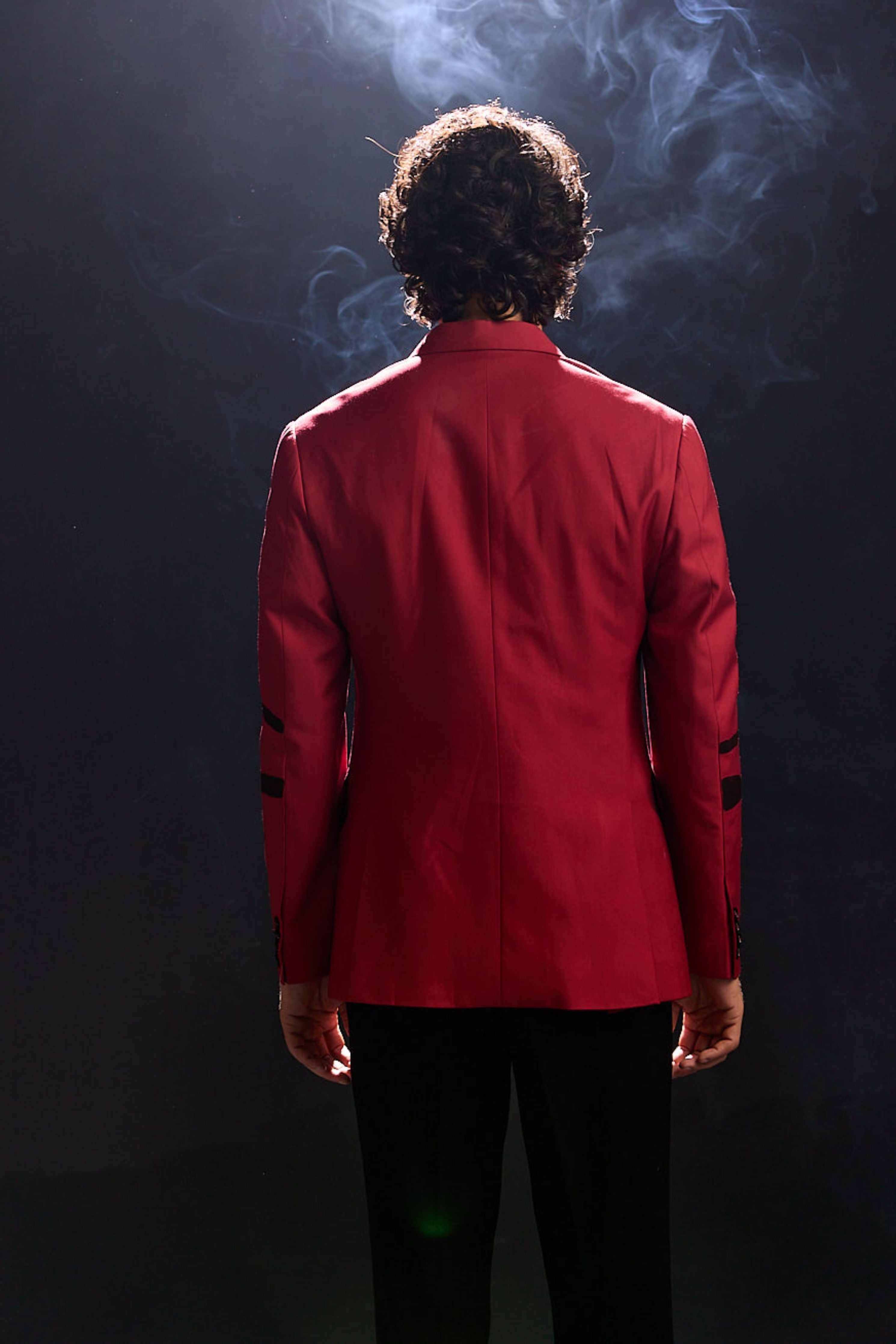 Red Cocktail Blazer