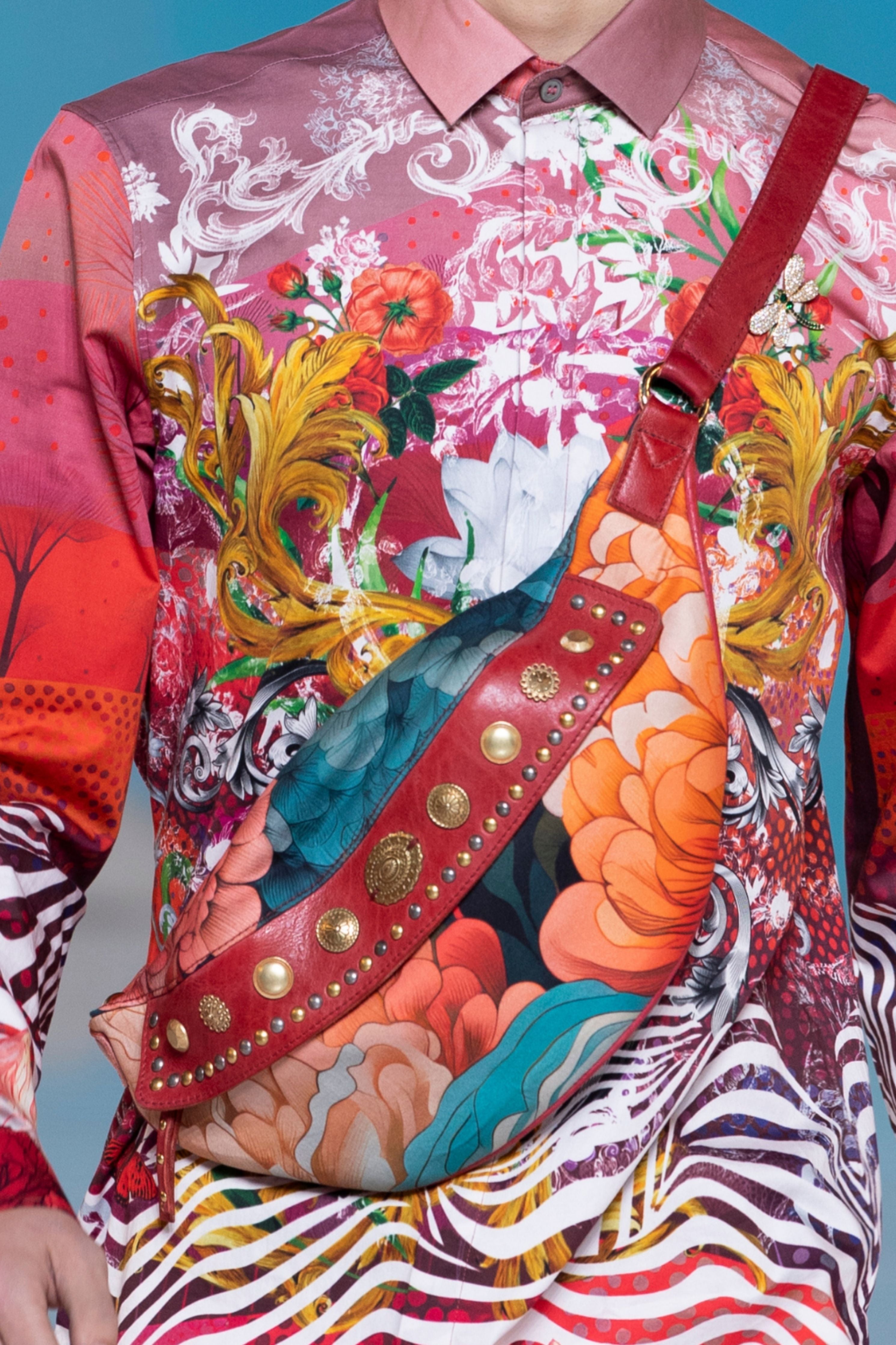 Red Rose Signature Printed Shirt