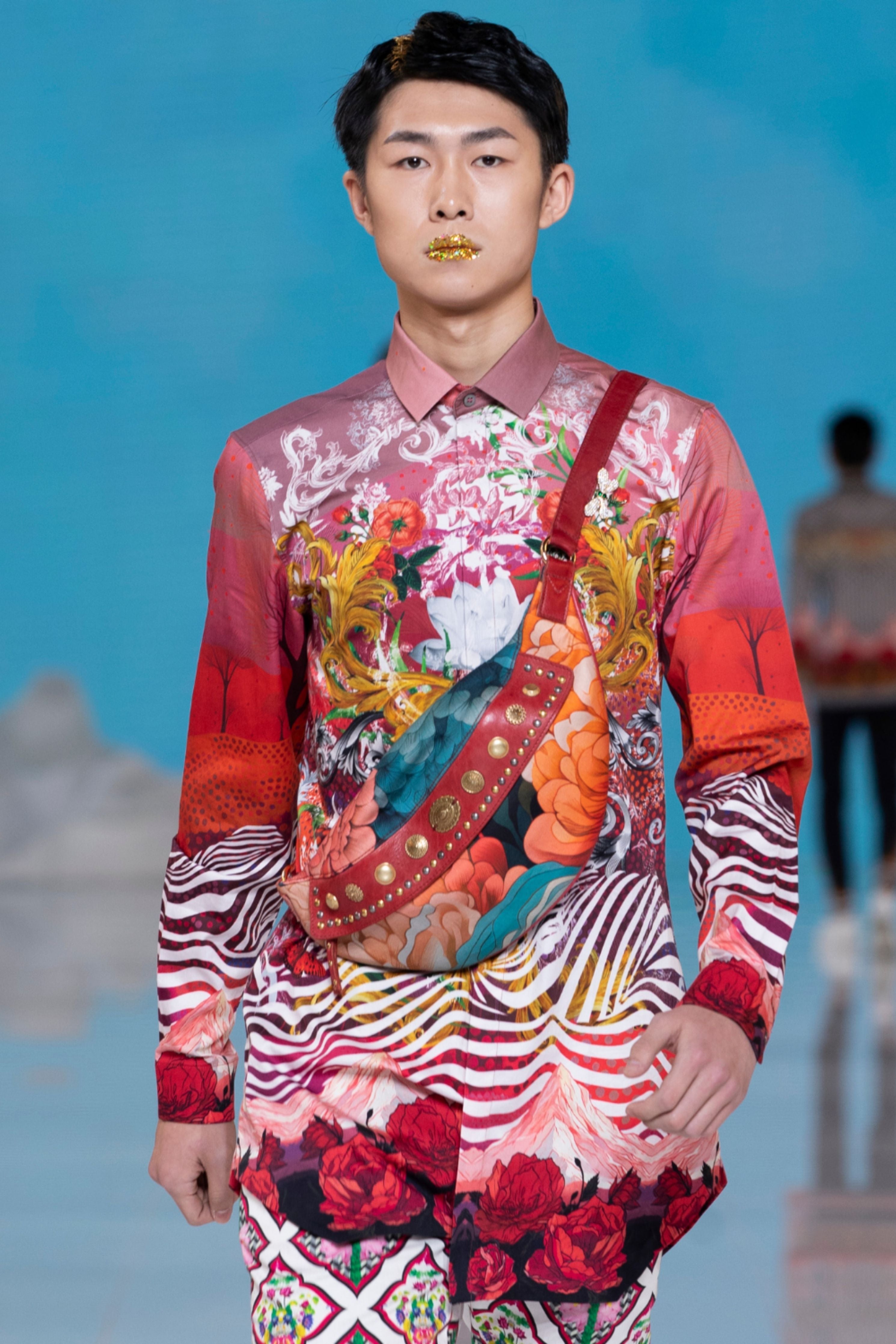 Red Rose Signature Printed Shirt