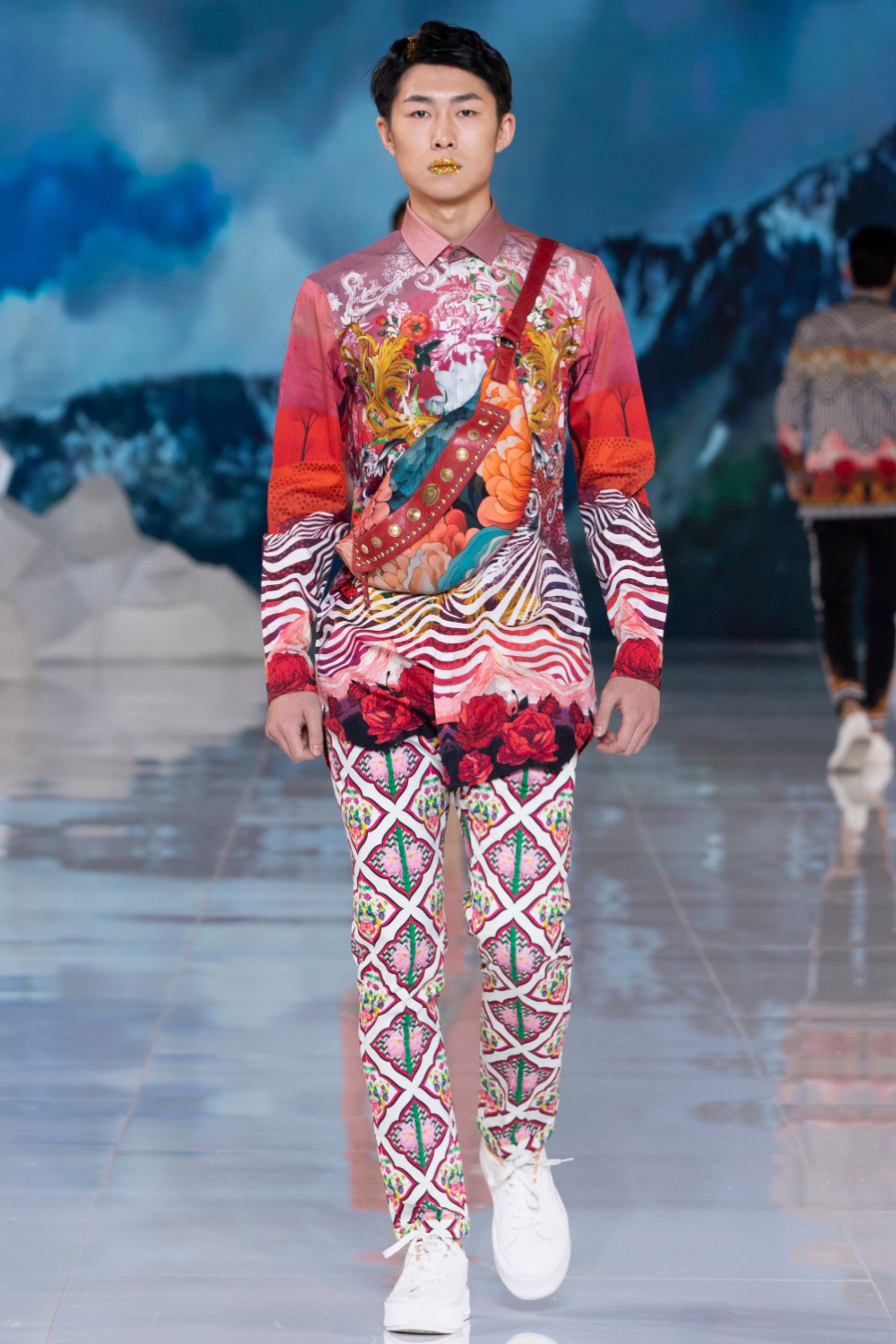 Red Rose Signature Printed Shirt