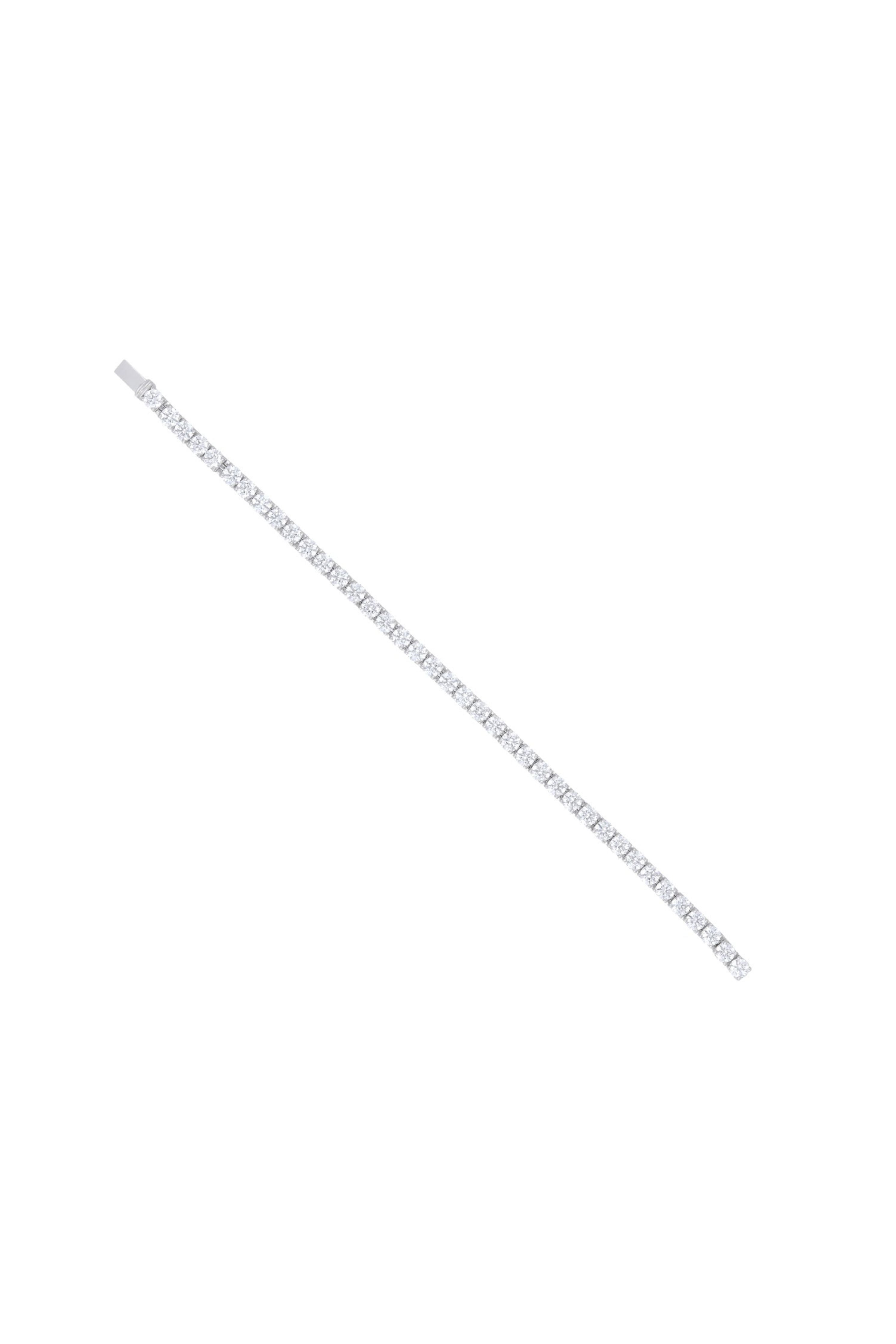 Round Solitaire Tennis Bracelet