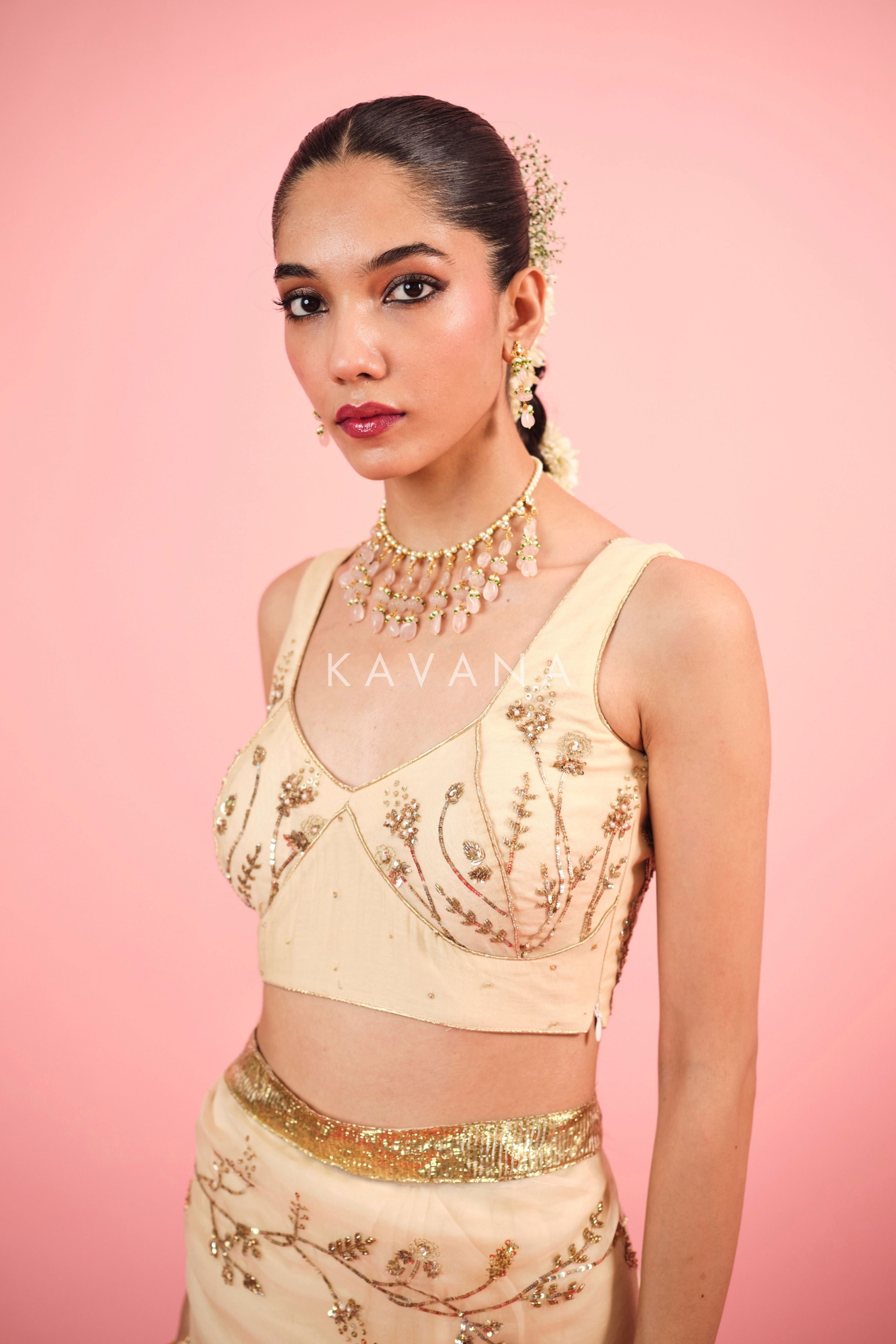 Ruhani Silk Organza Sari