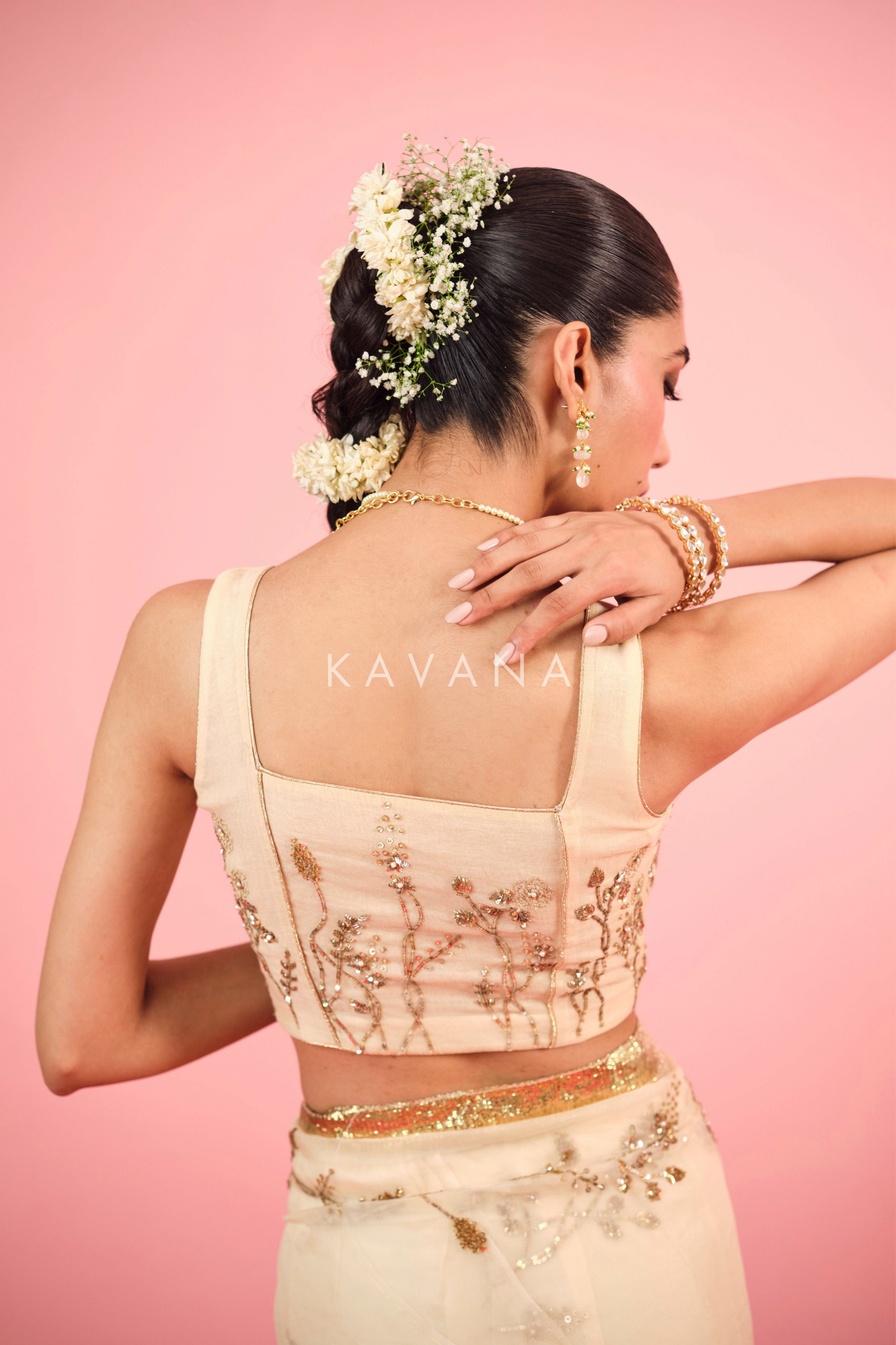 Ruhani Silk Organza Sari