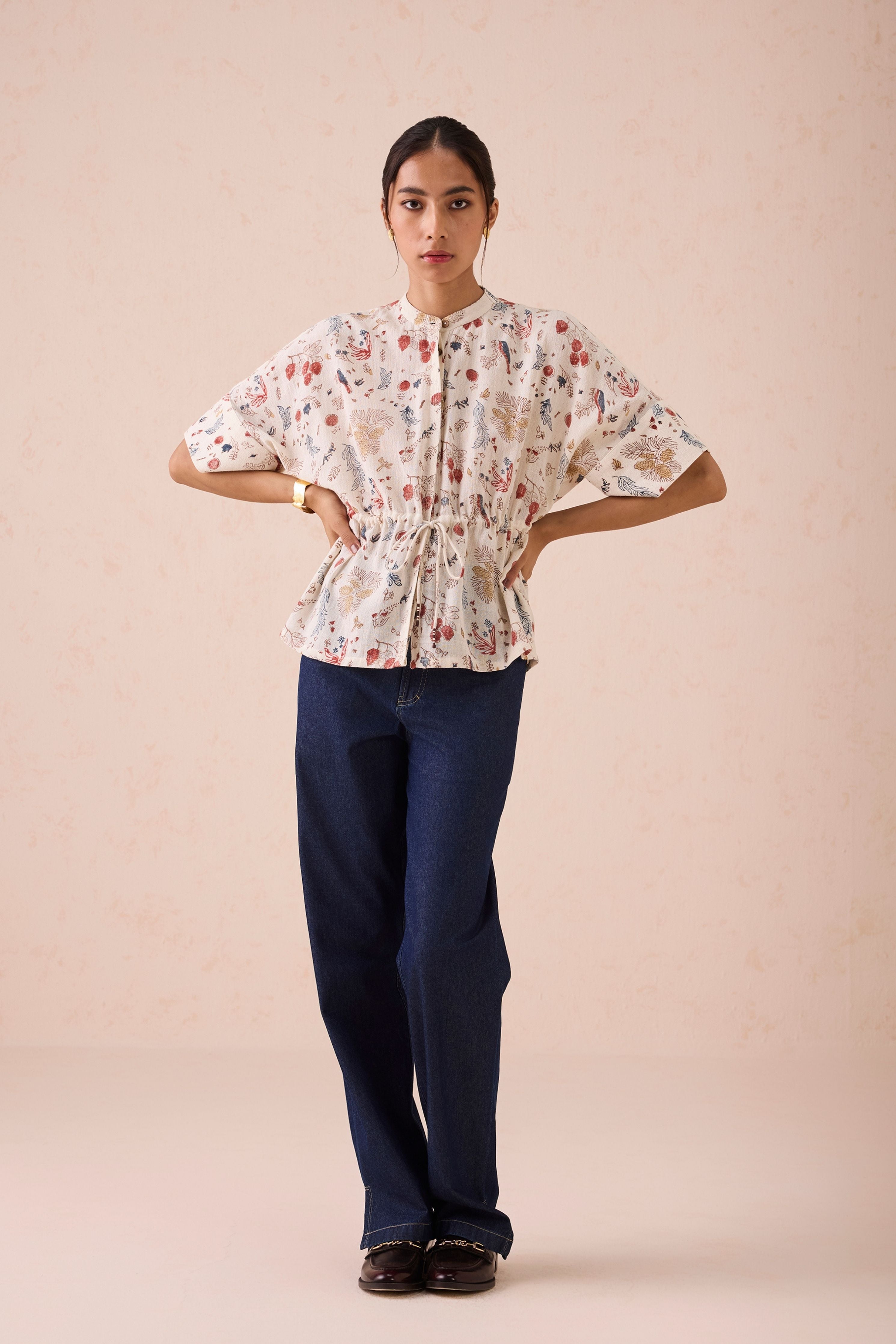 Rustic Peplum Top