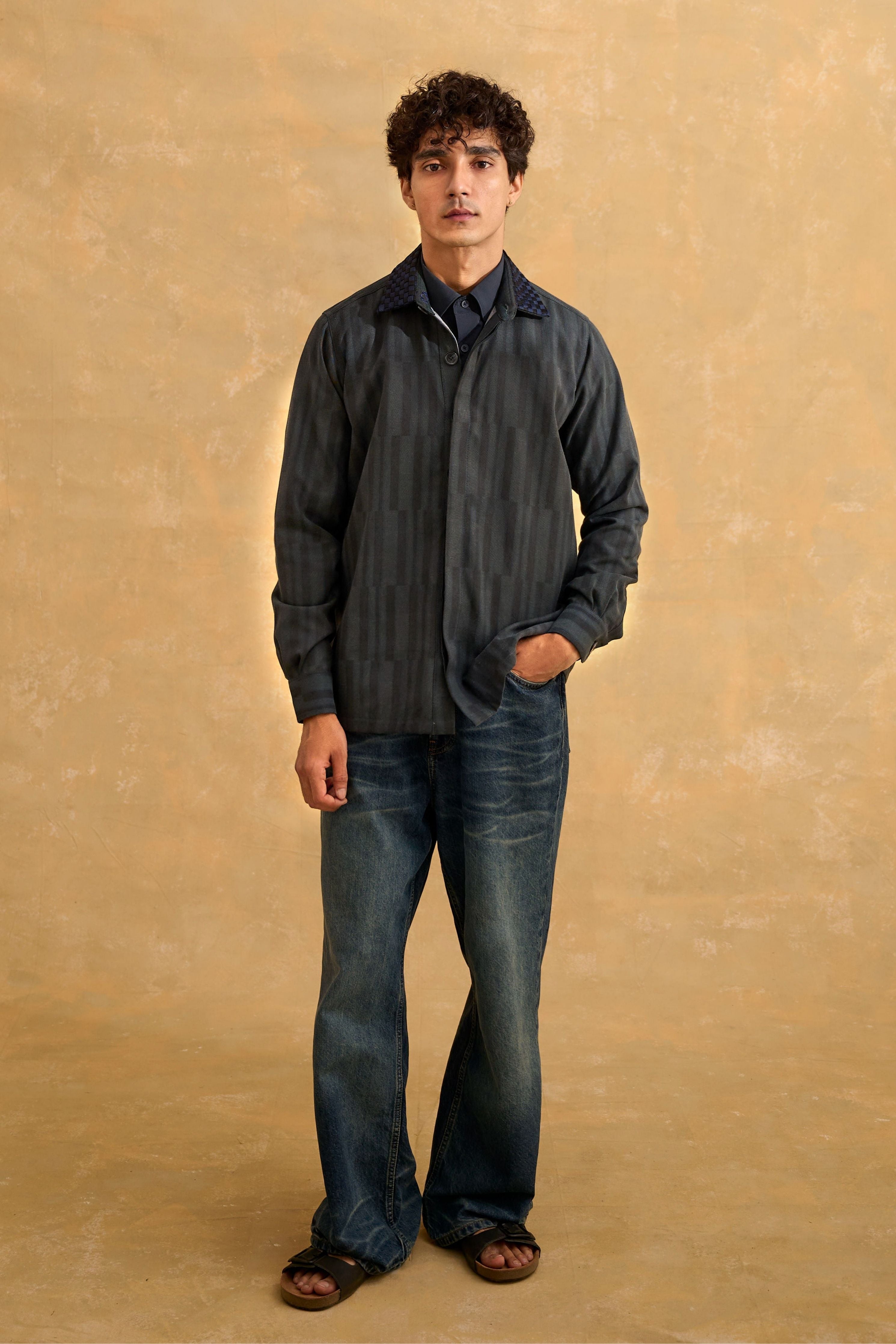 Braided Noir Shacket