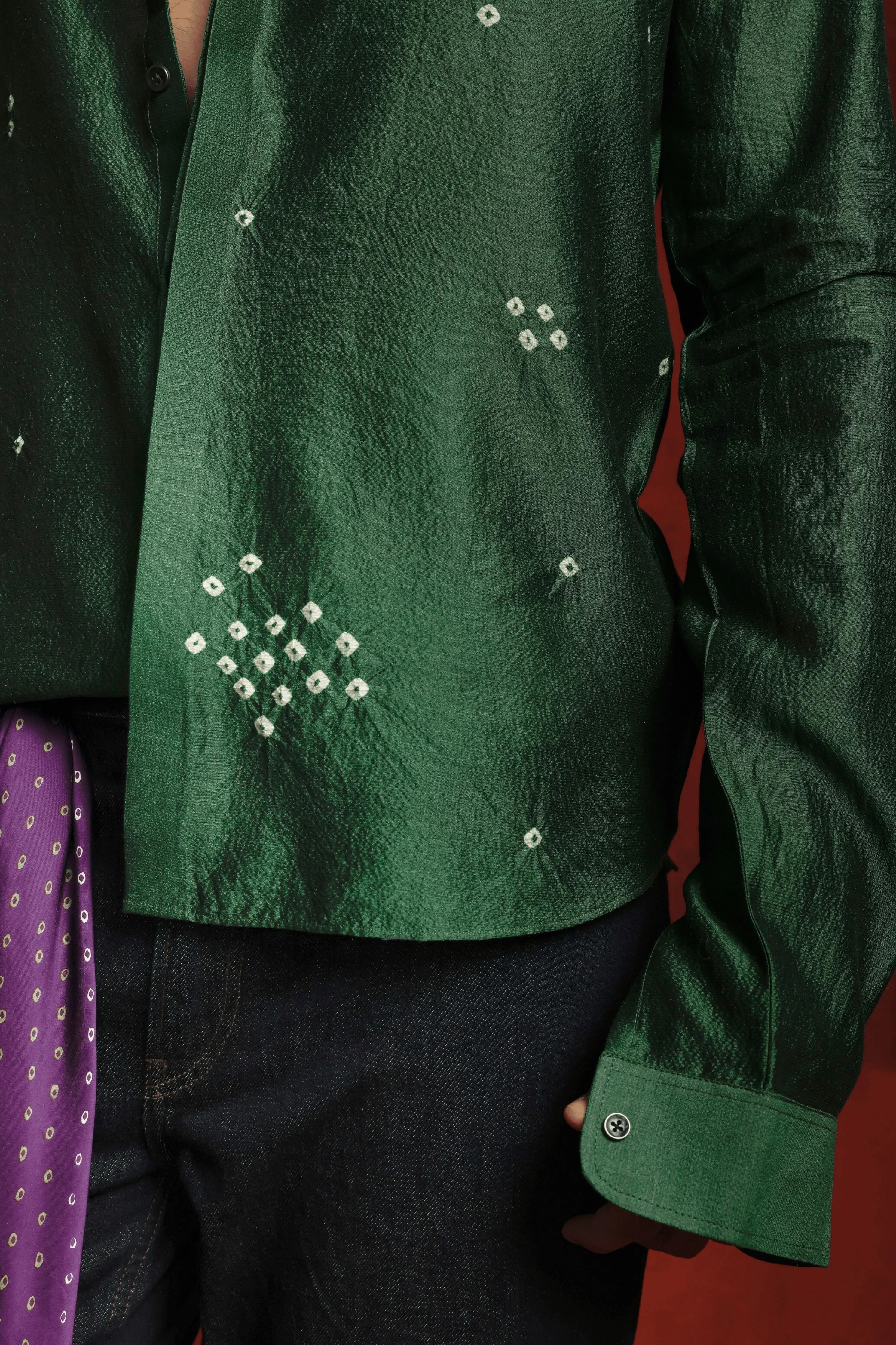 Panna Bandhej Shirt