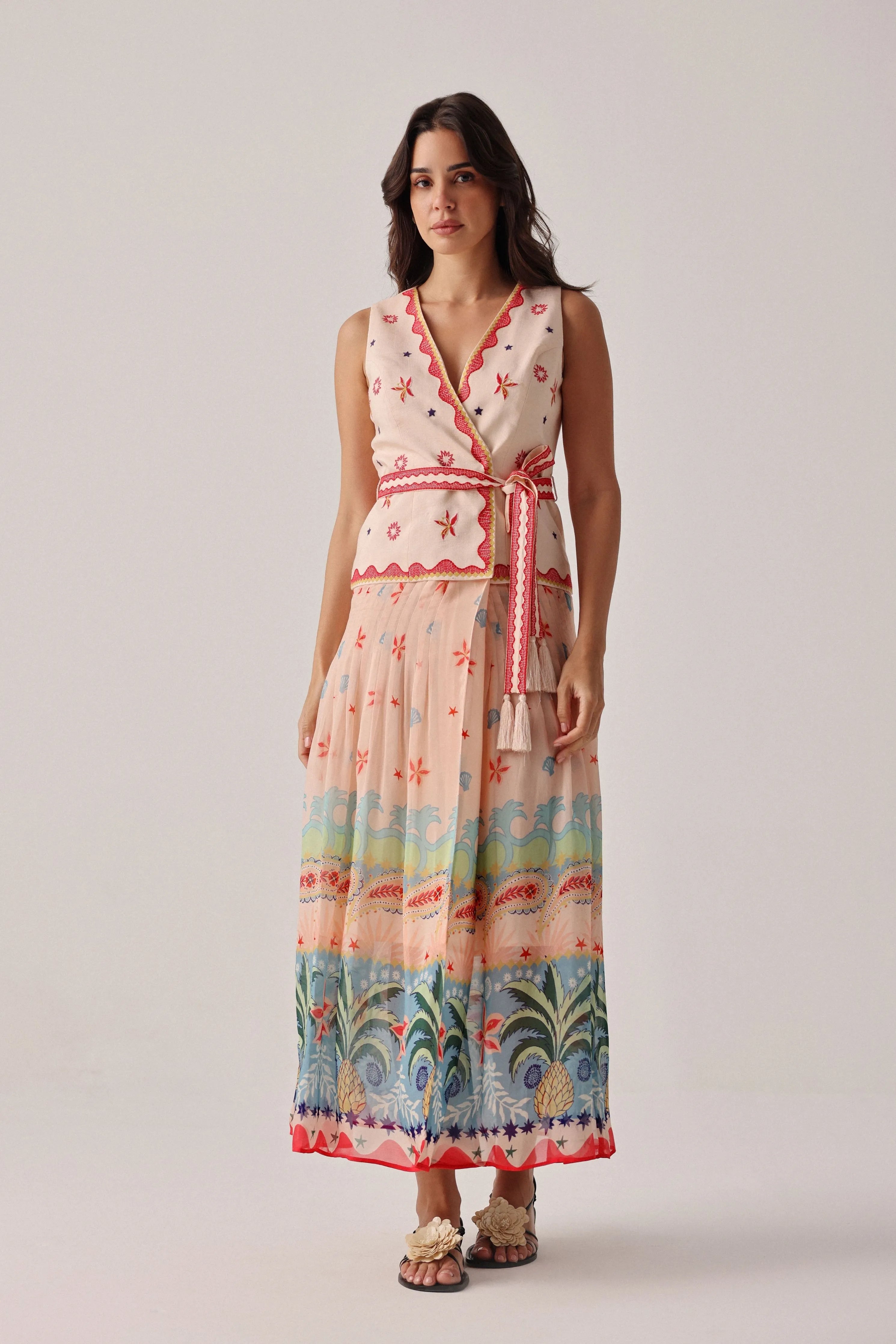 Avery Maxi Ananas Dress