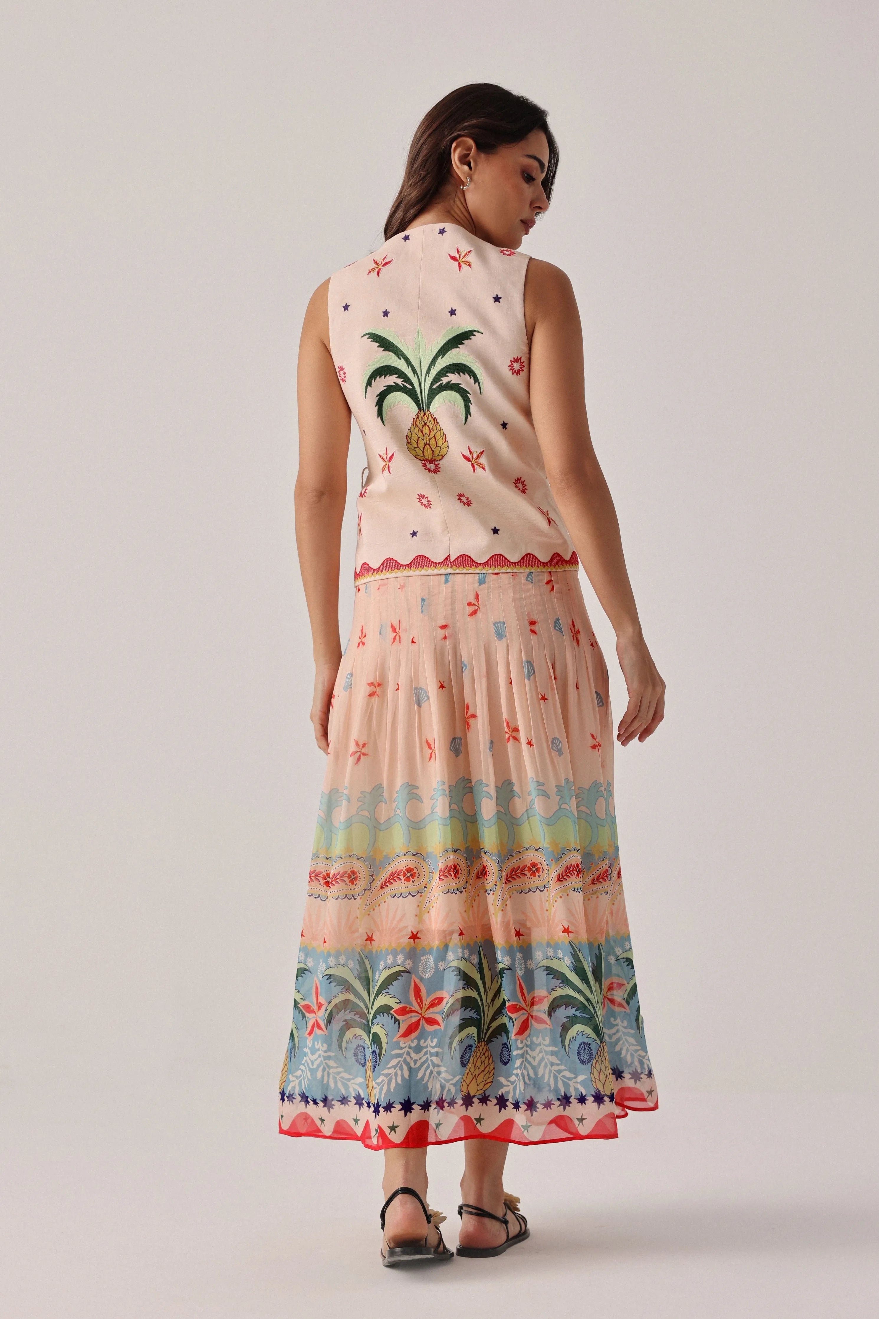 Avery Maxi Ananas Dress