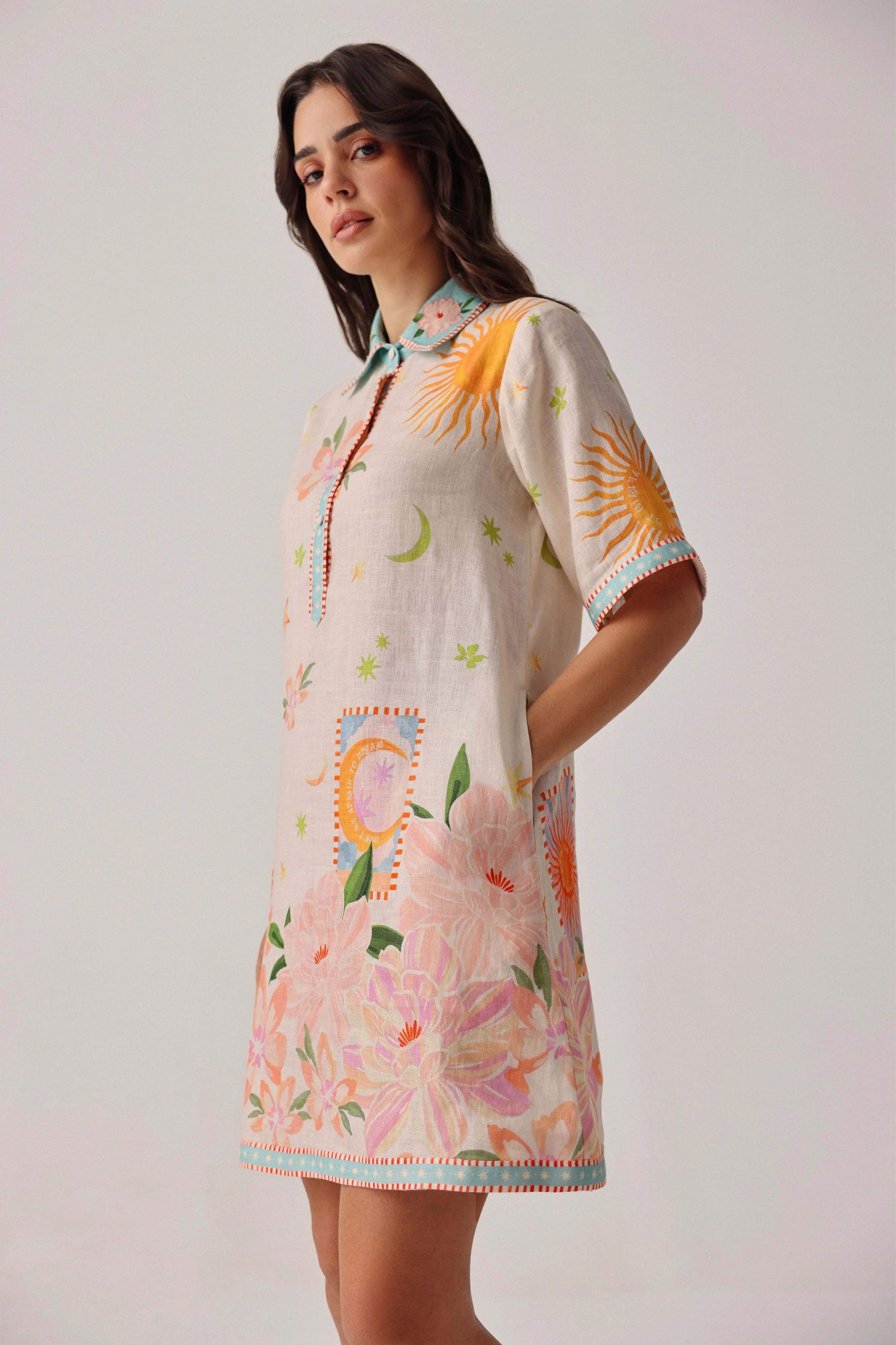 Amara Mini Azure Dress