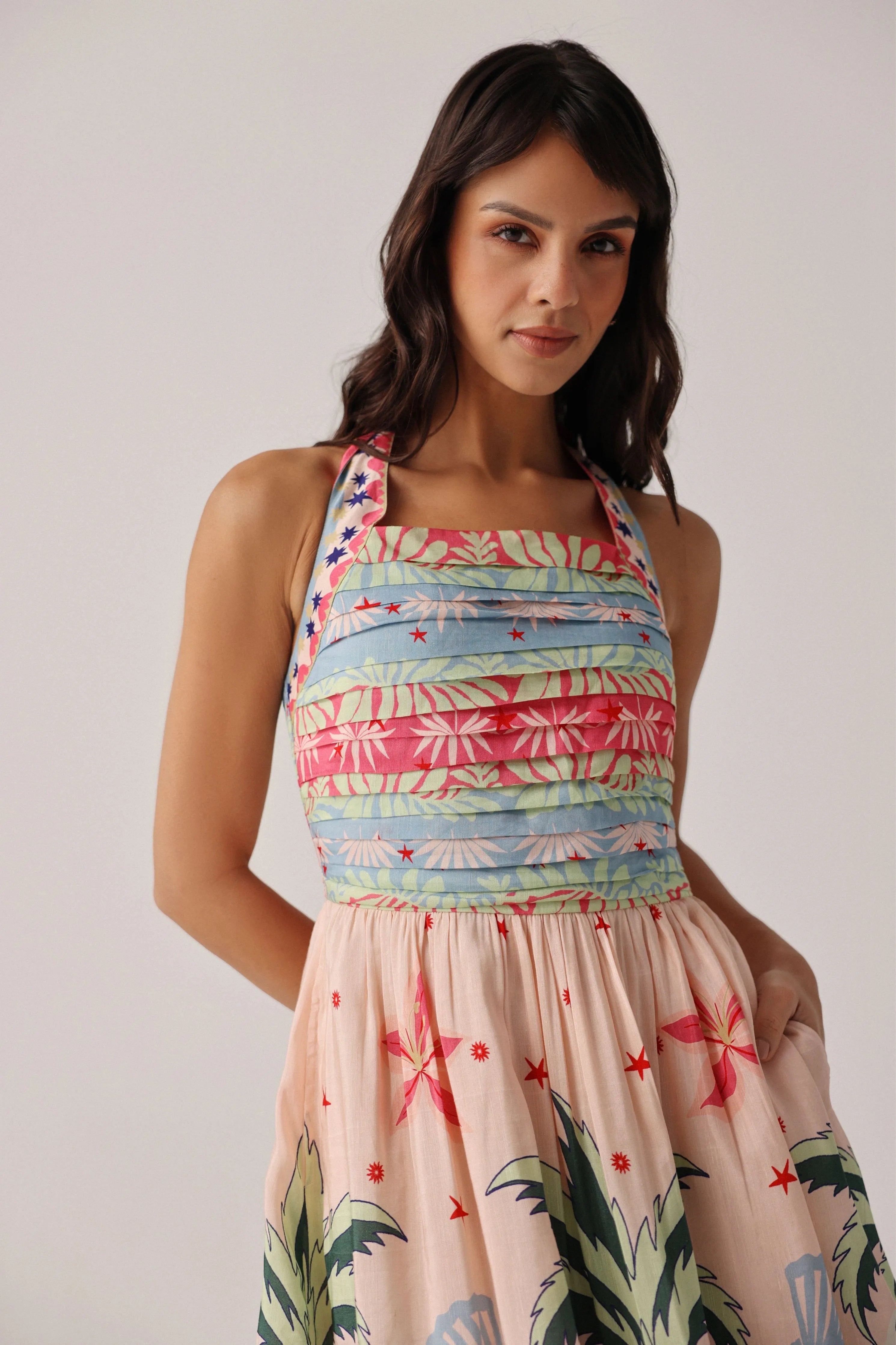 Hazel Midi Ananas Dress