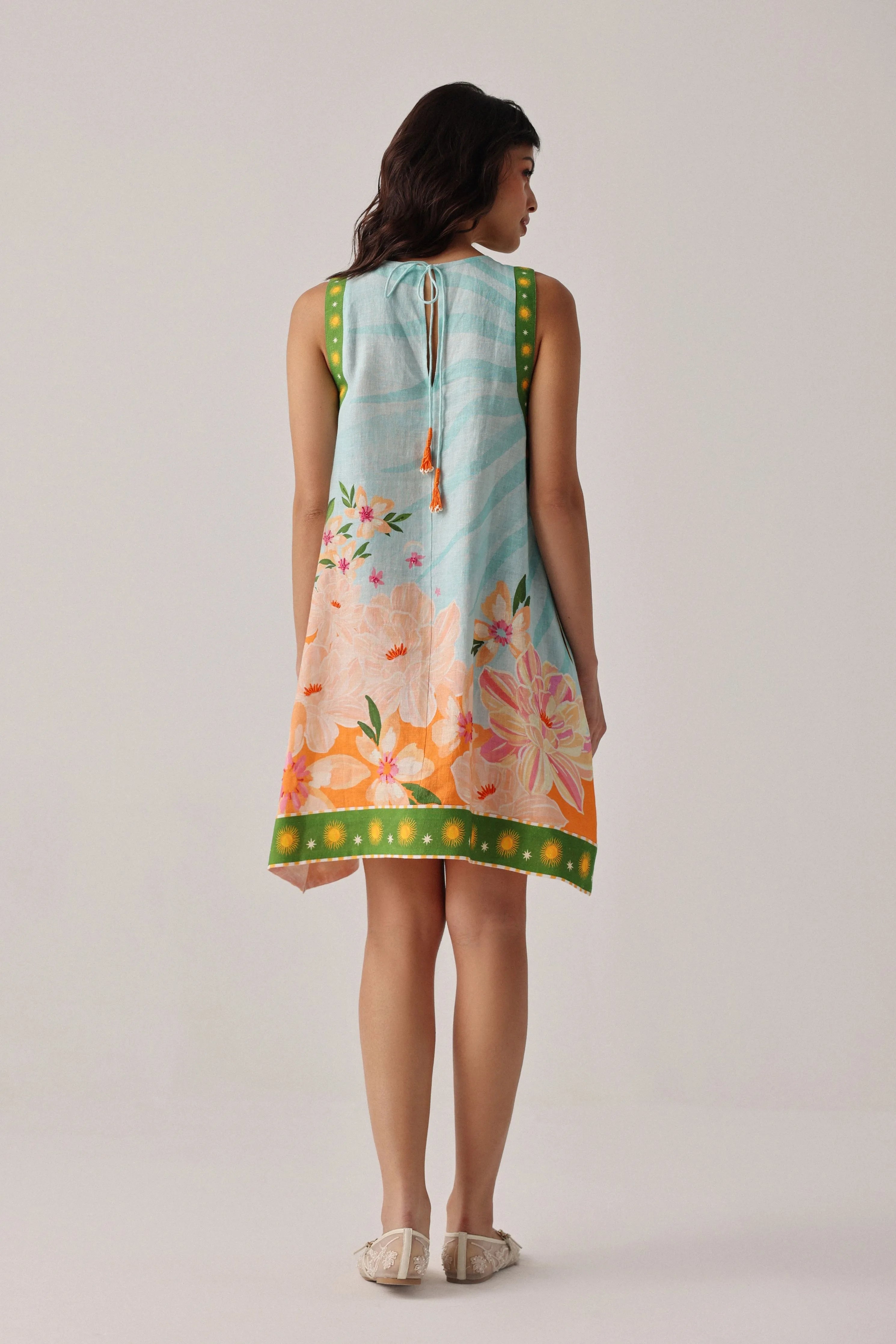 Harper Mini Azure Dress