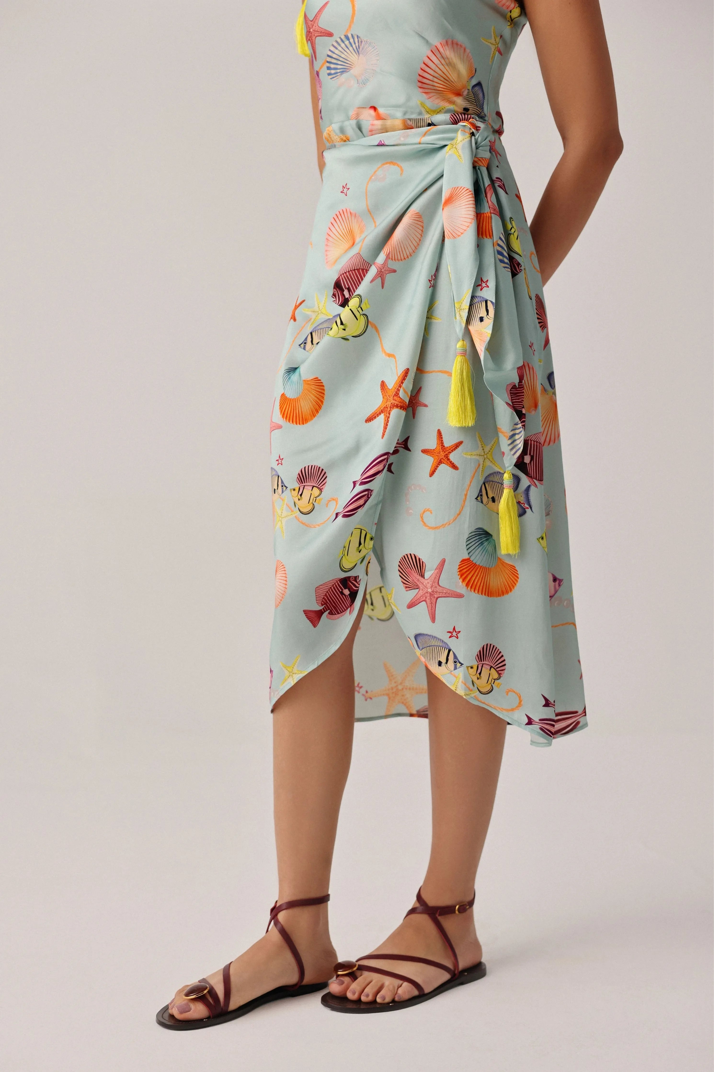 Isla Midi Seaborn Dress