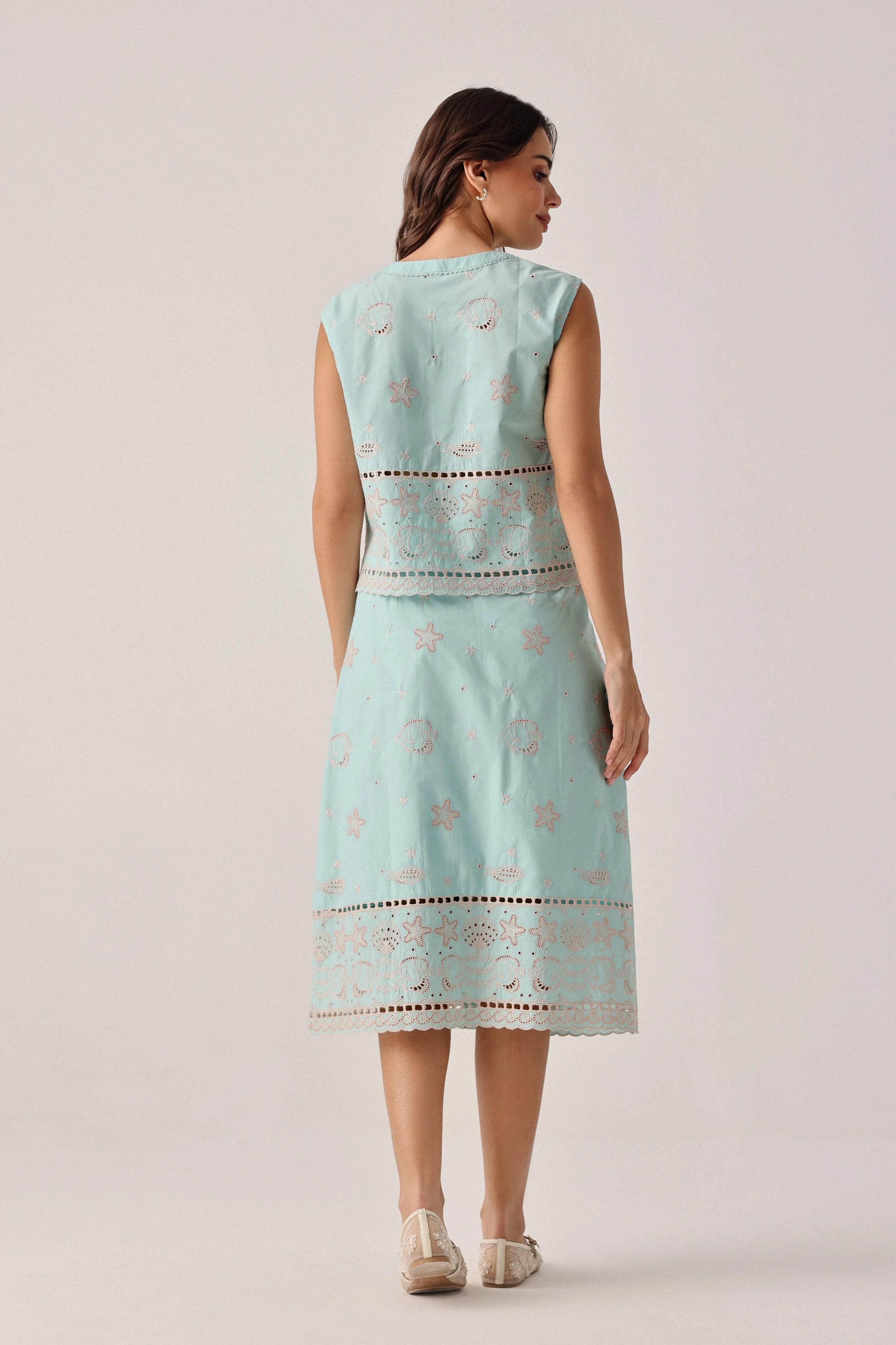 Kaia Aqua Skirt
