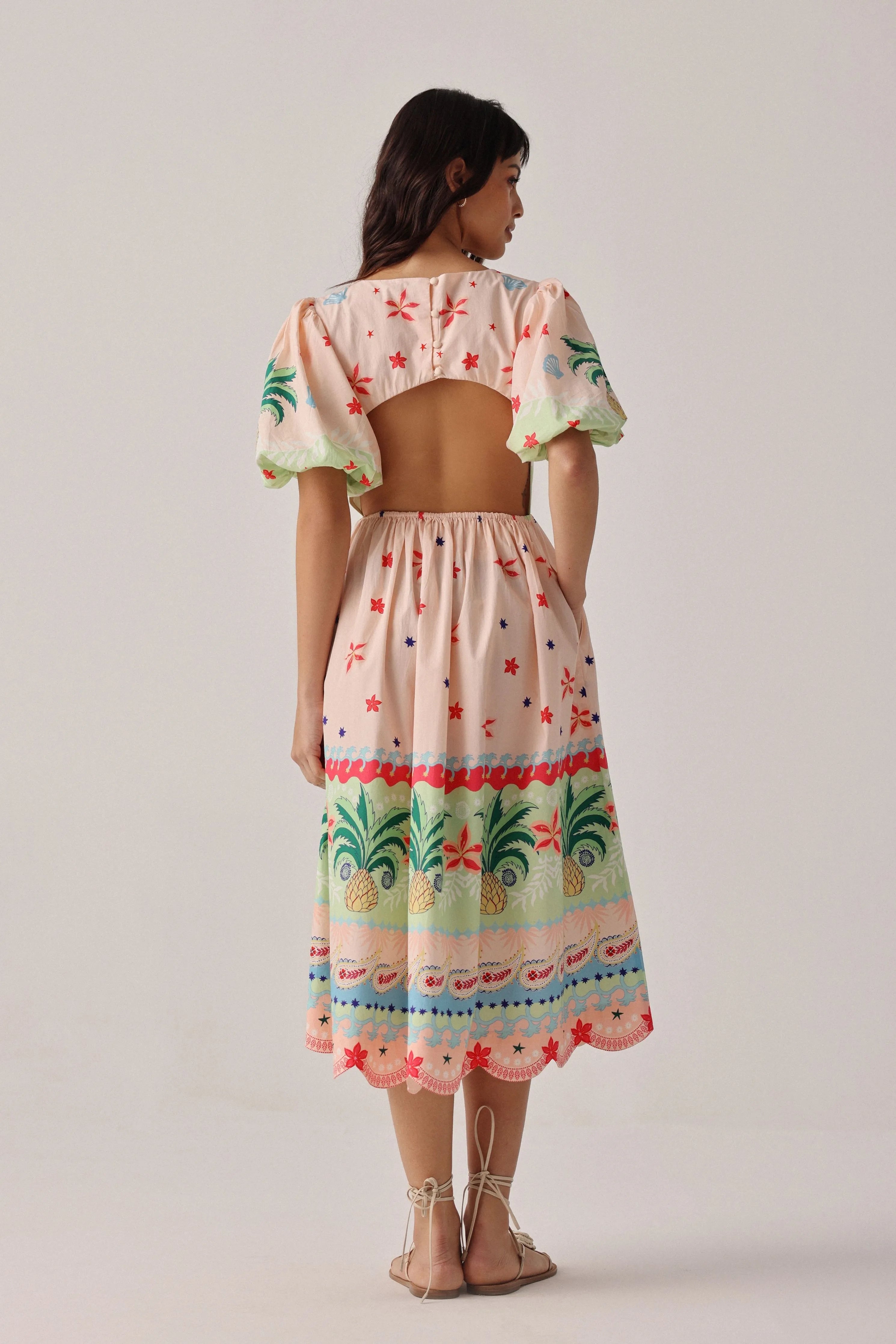 Lyla Midi Ananas Dress