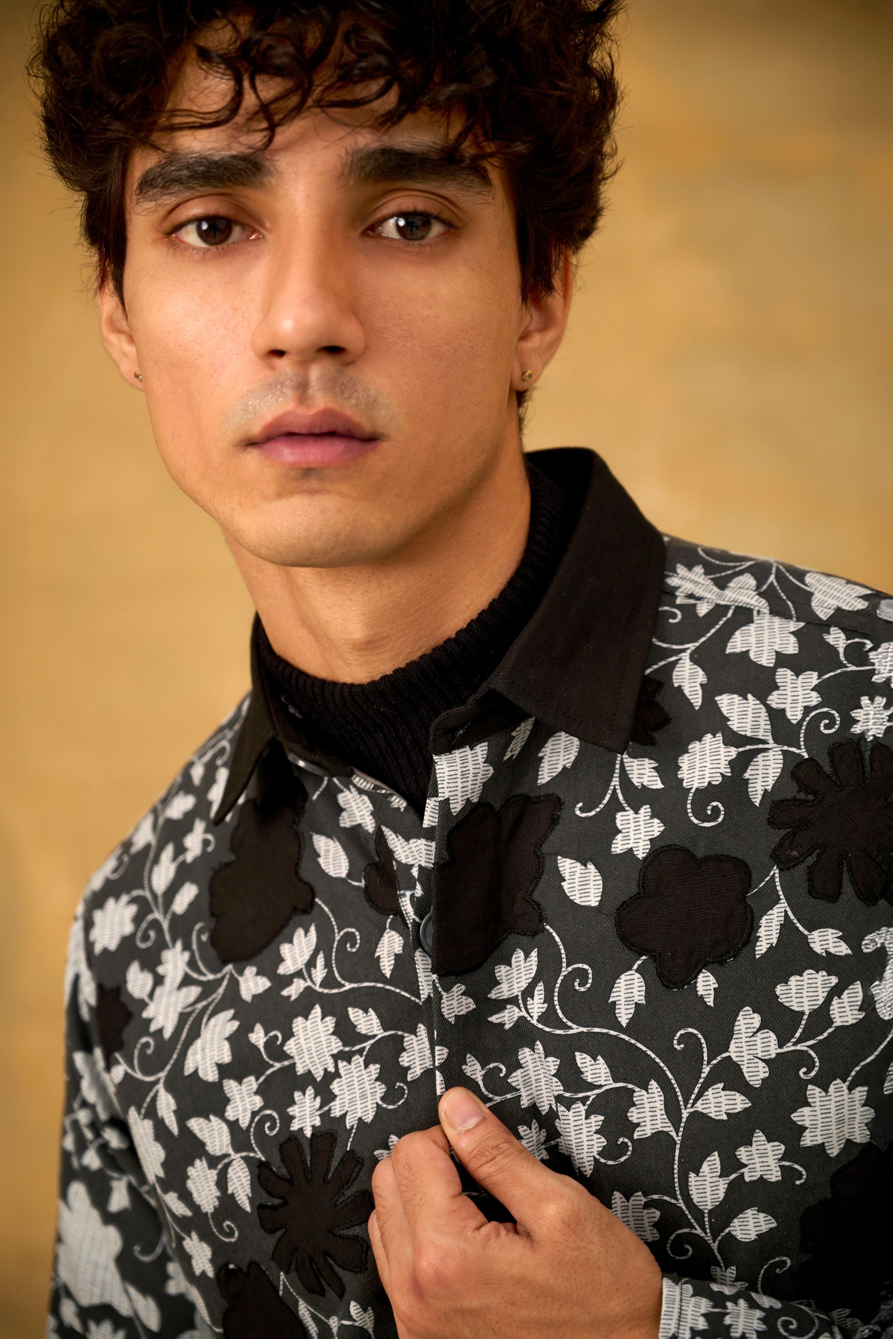 Midnight Petal Shacket