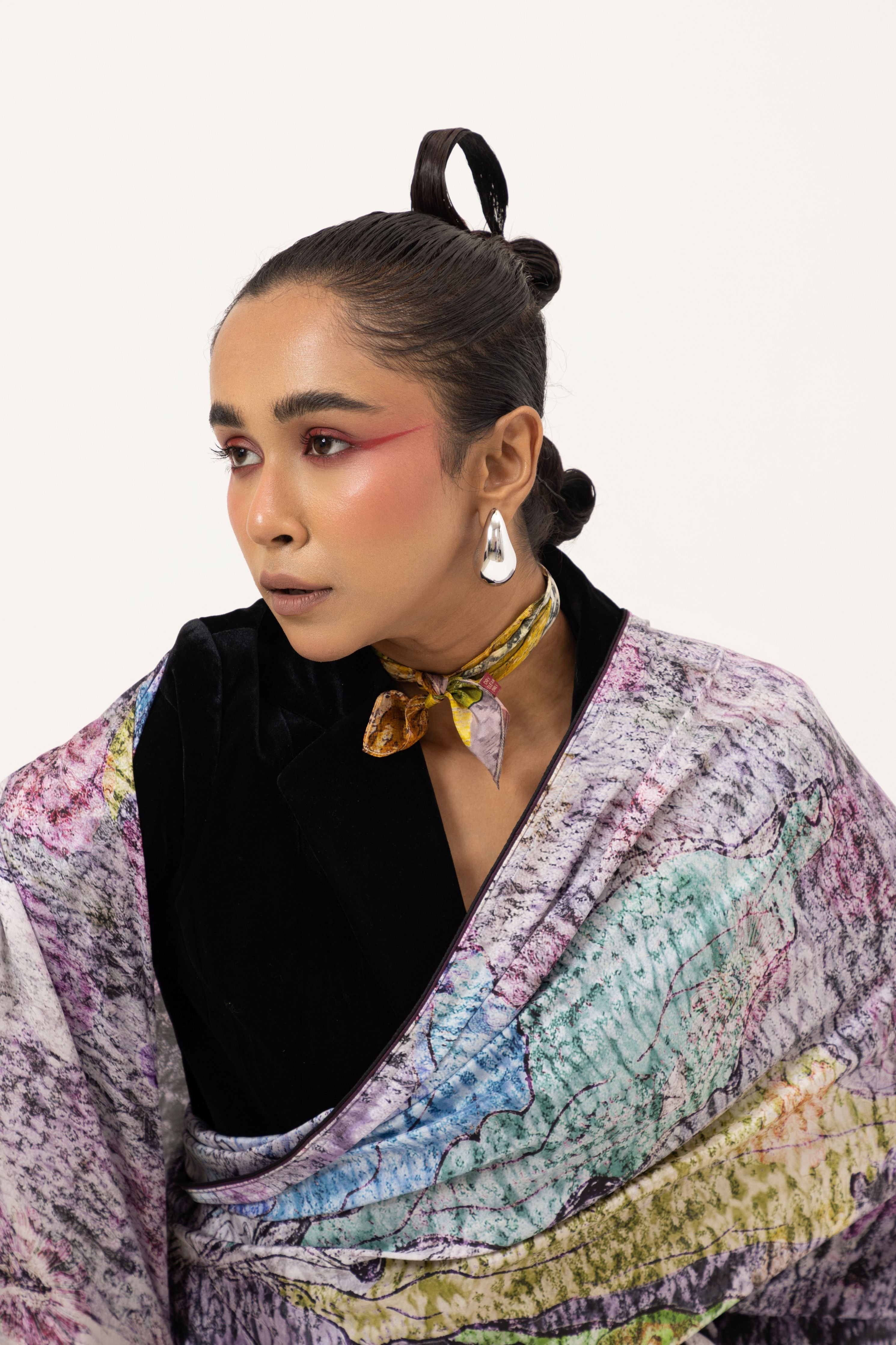 Lavender Drift Silk Saree