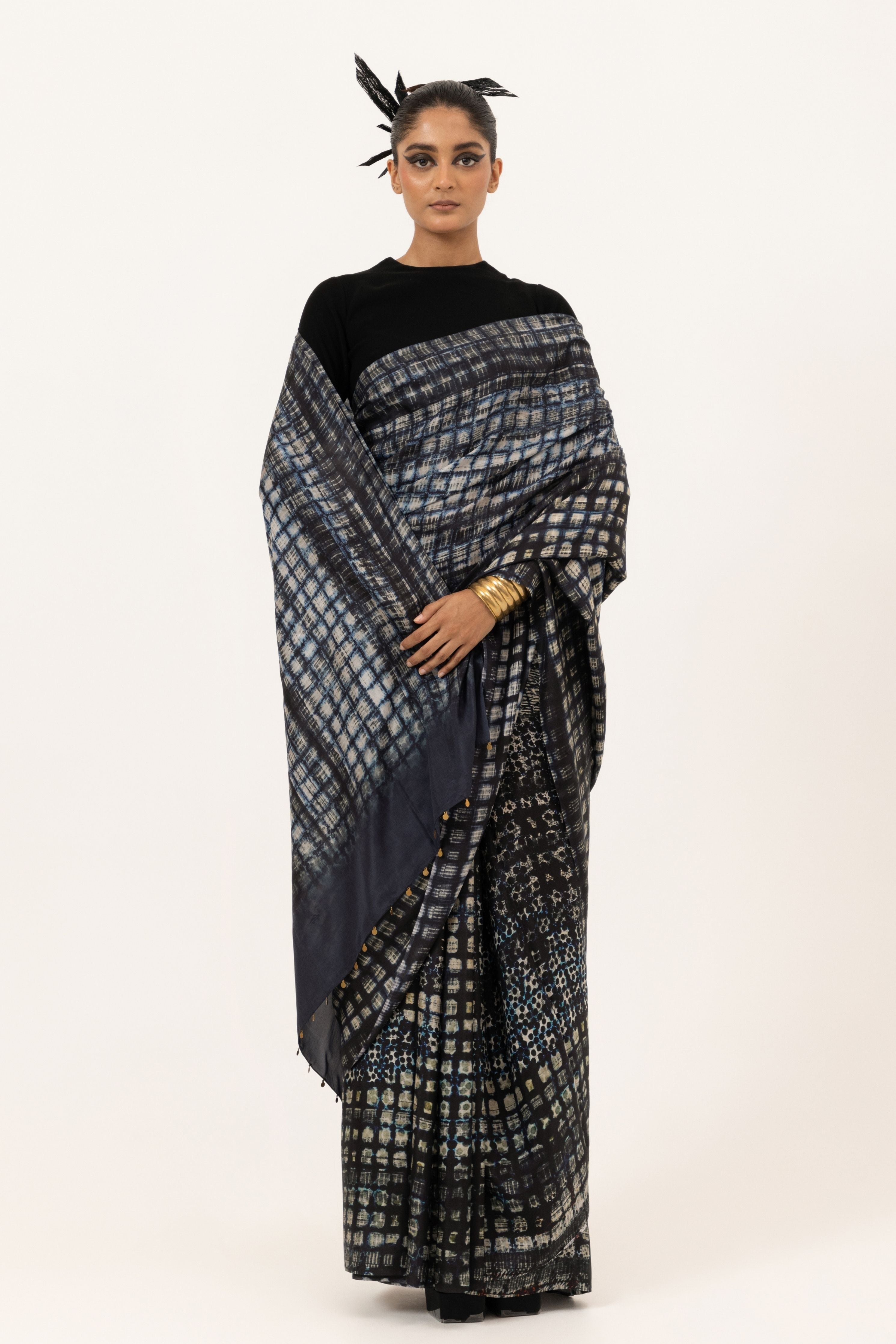 Noir Luxe Silk Saree