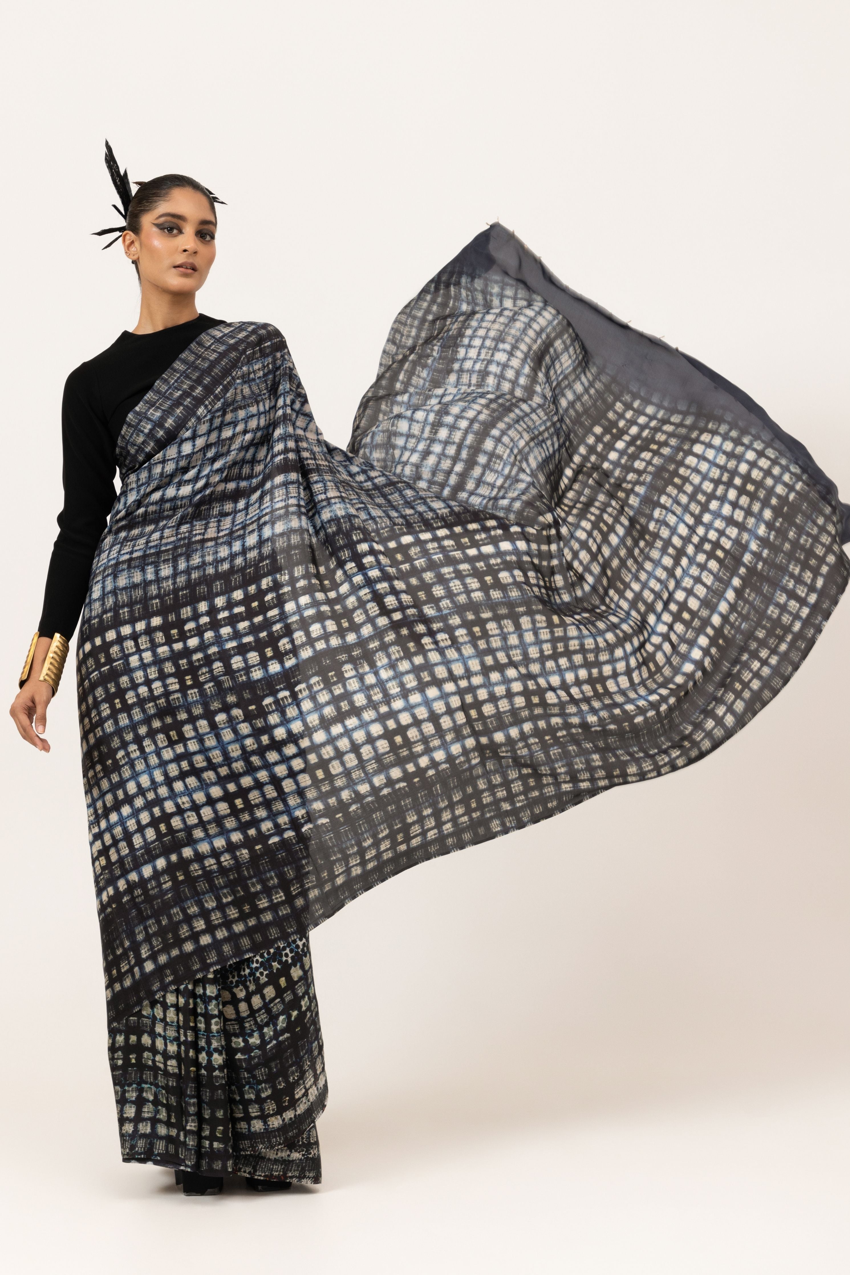 Noir Luxe Silk Saree