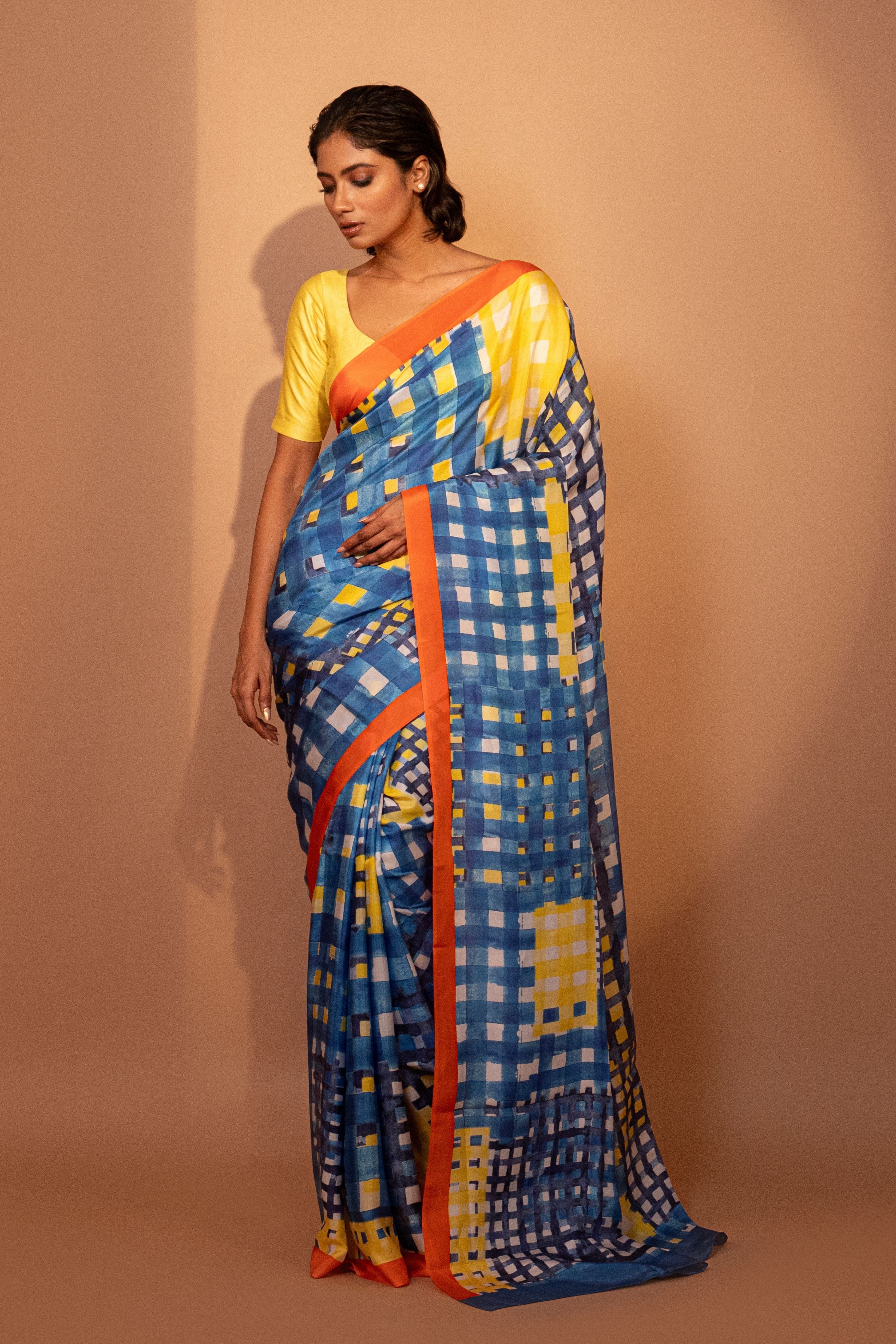 Twilight Tango Silk Saree