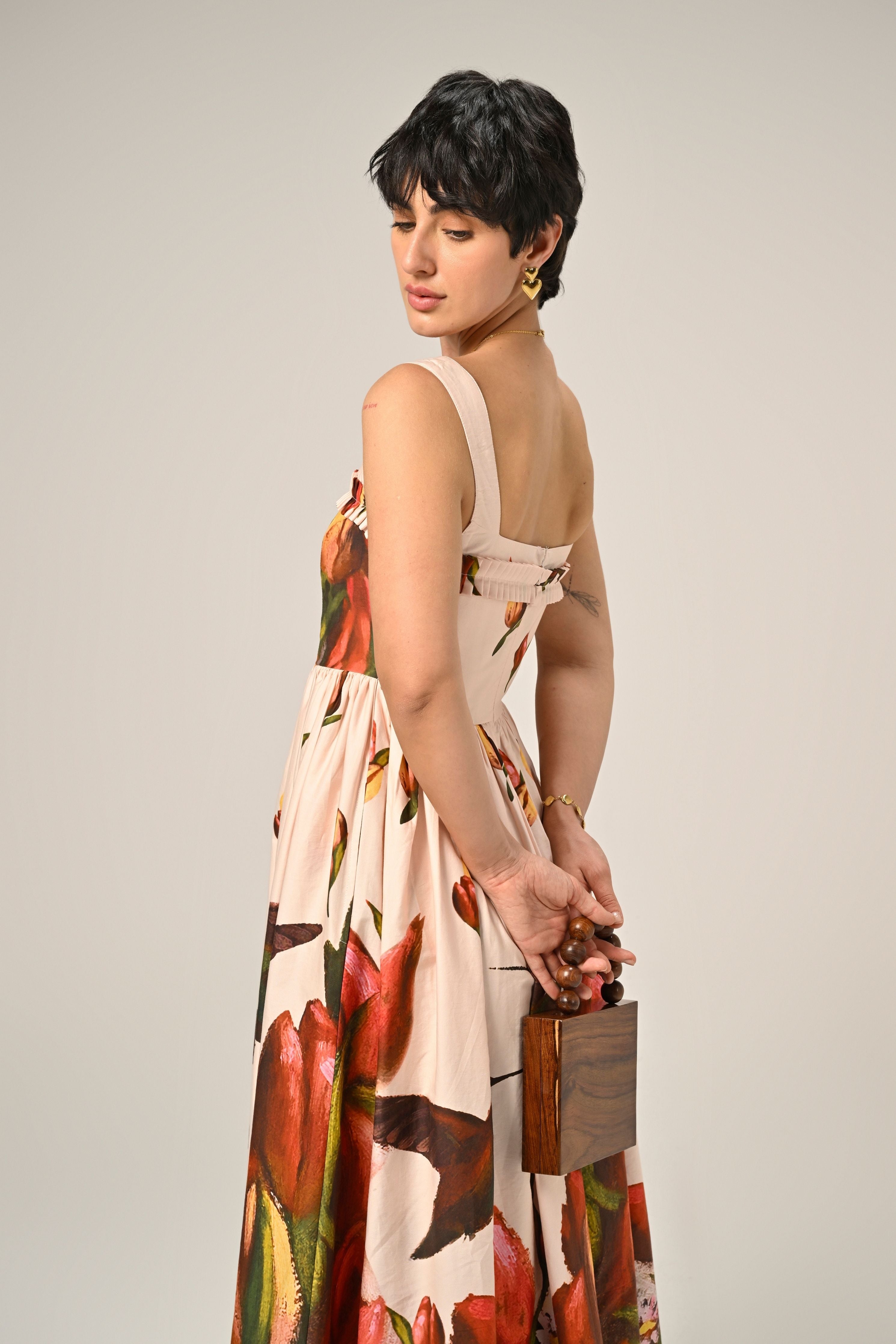 Hummingbird Garden Maxi Dress
