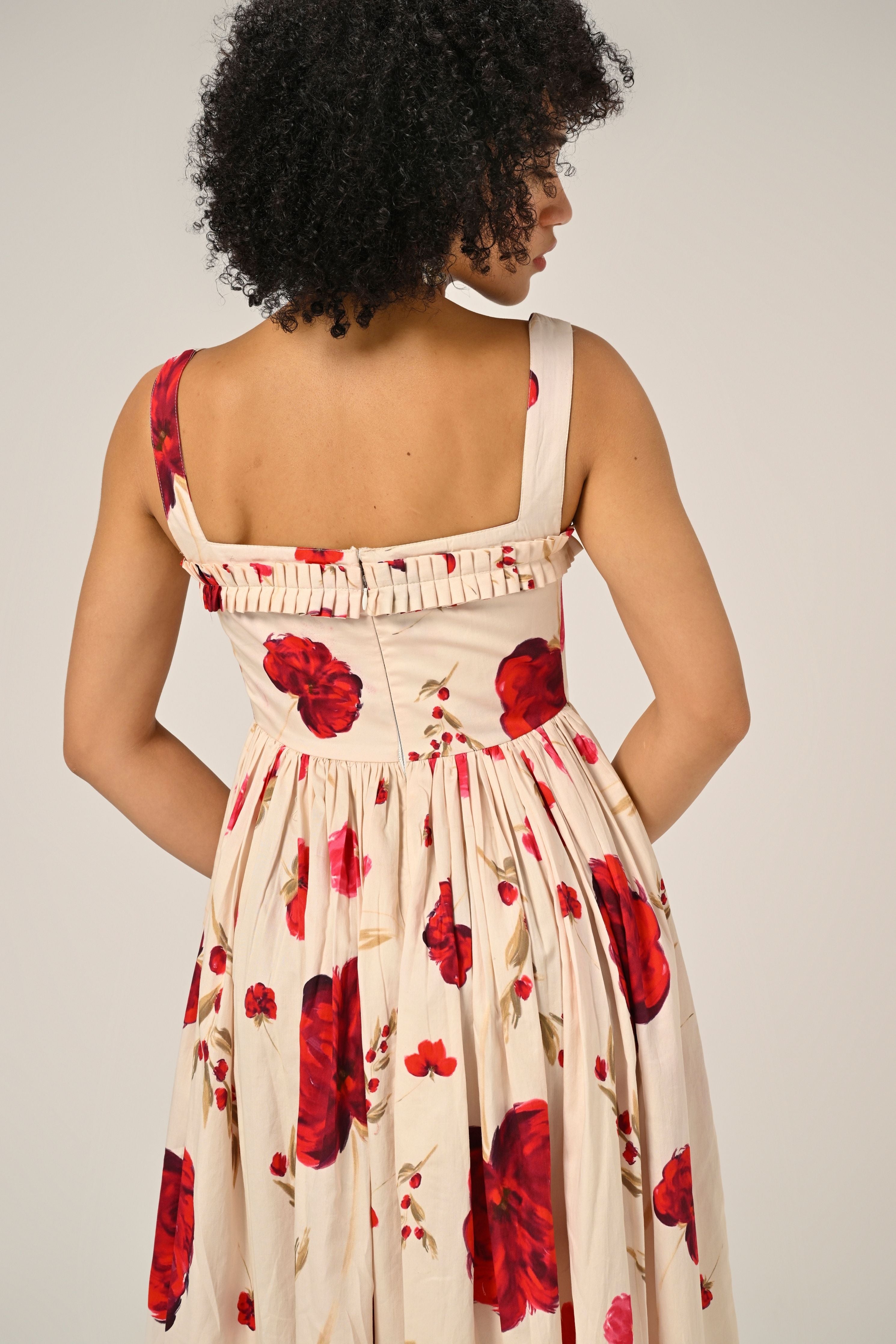 Scarlet Meadow Maxi Dress