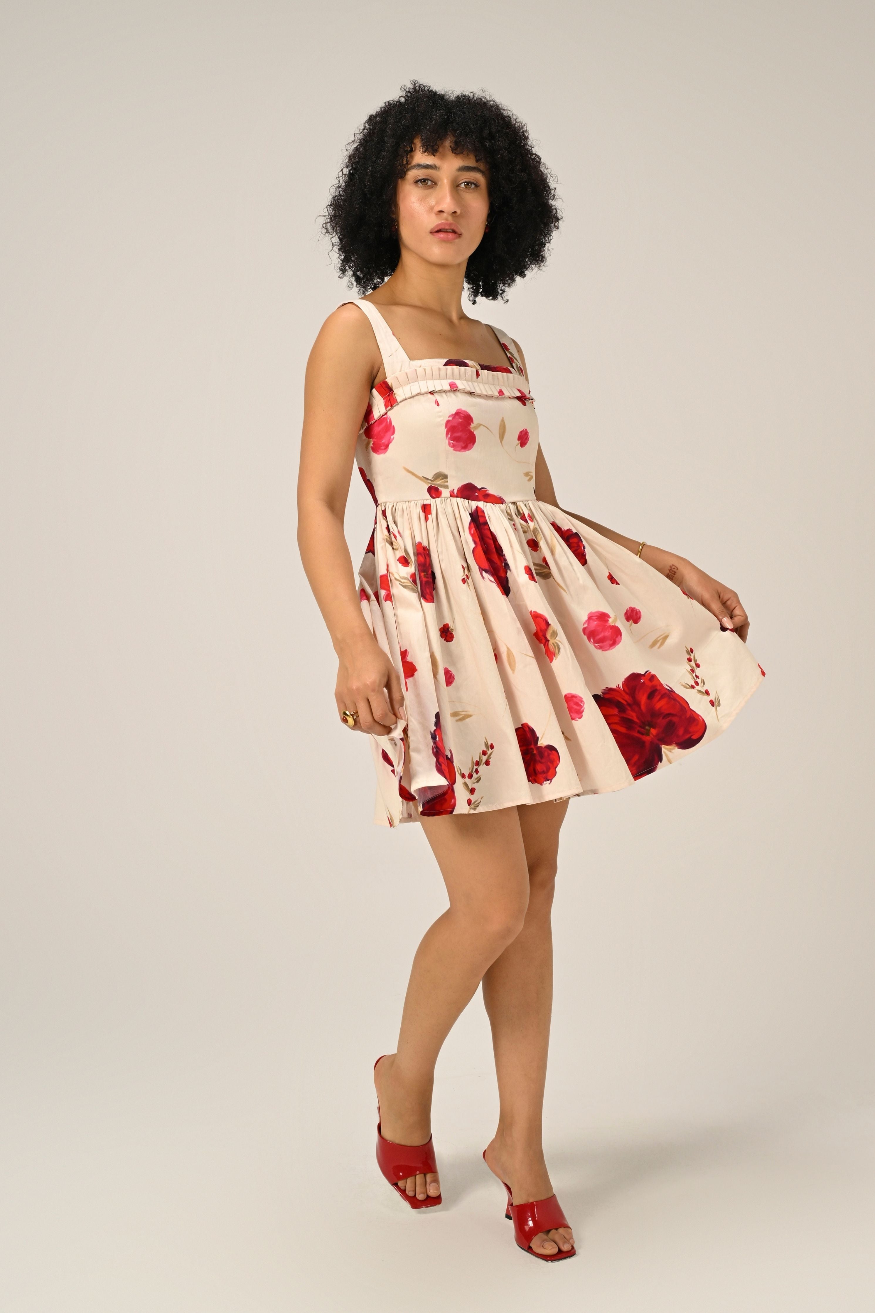 Scarlet Meadow Mini Dress