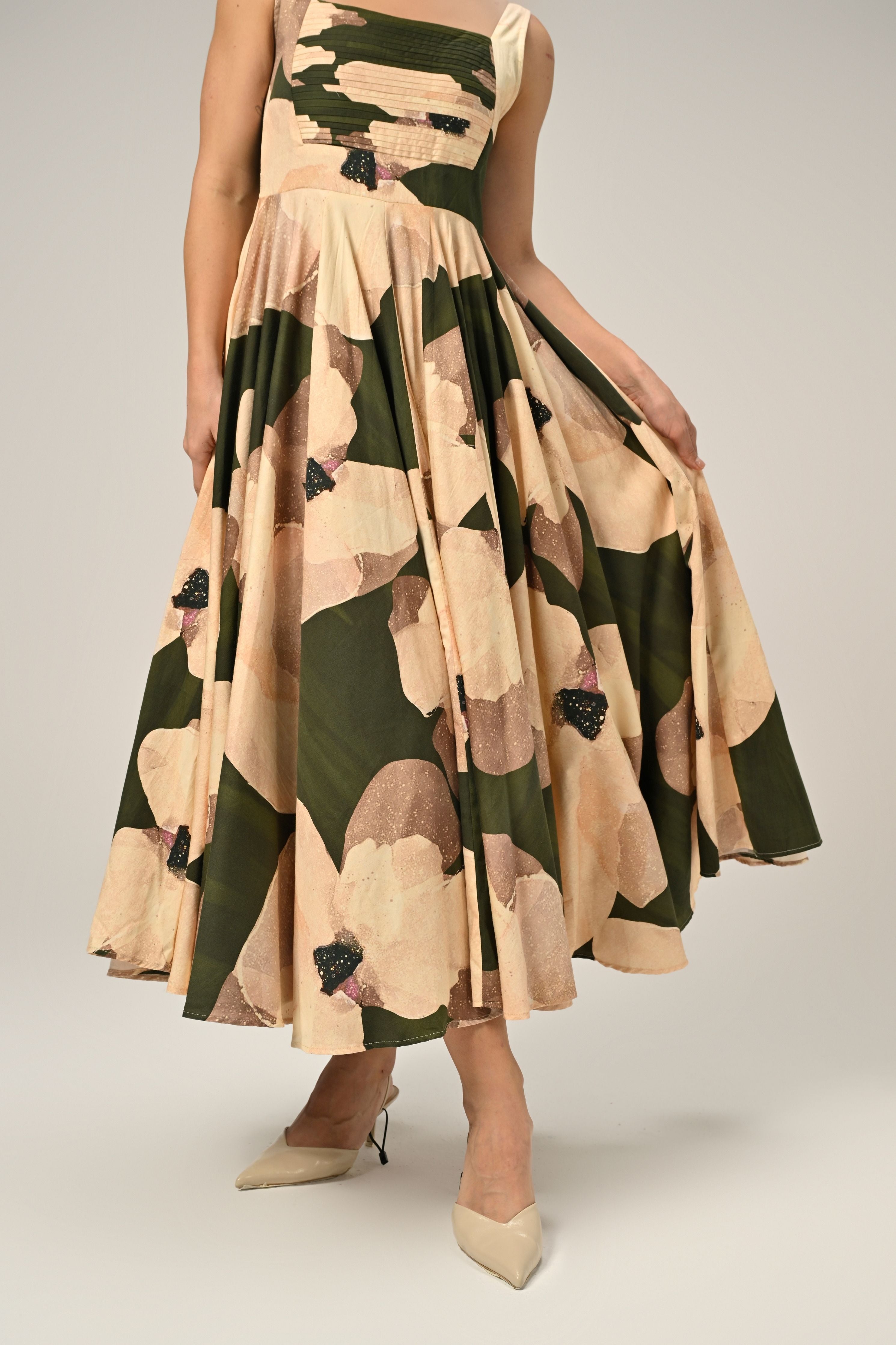 Russet Charm Long Dress