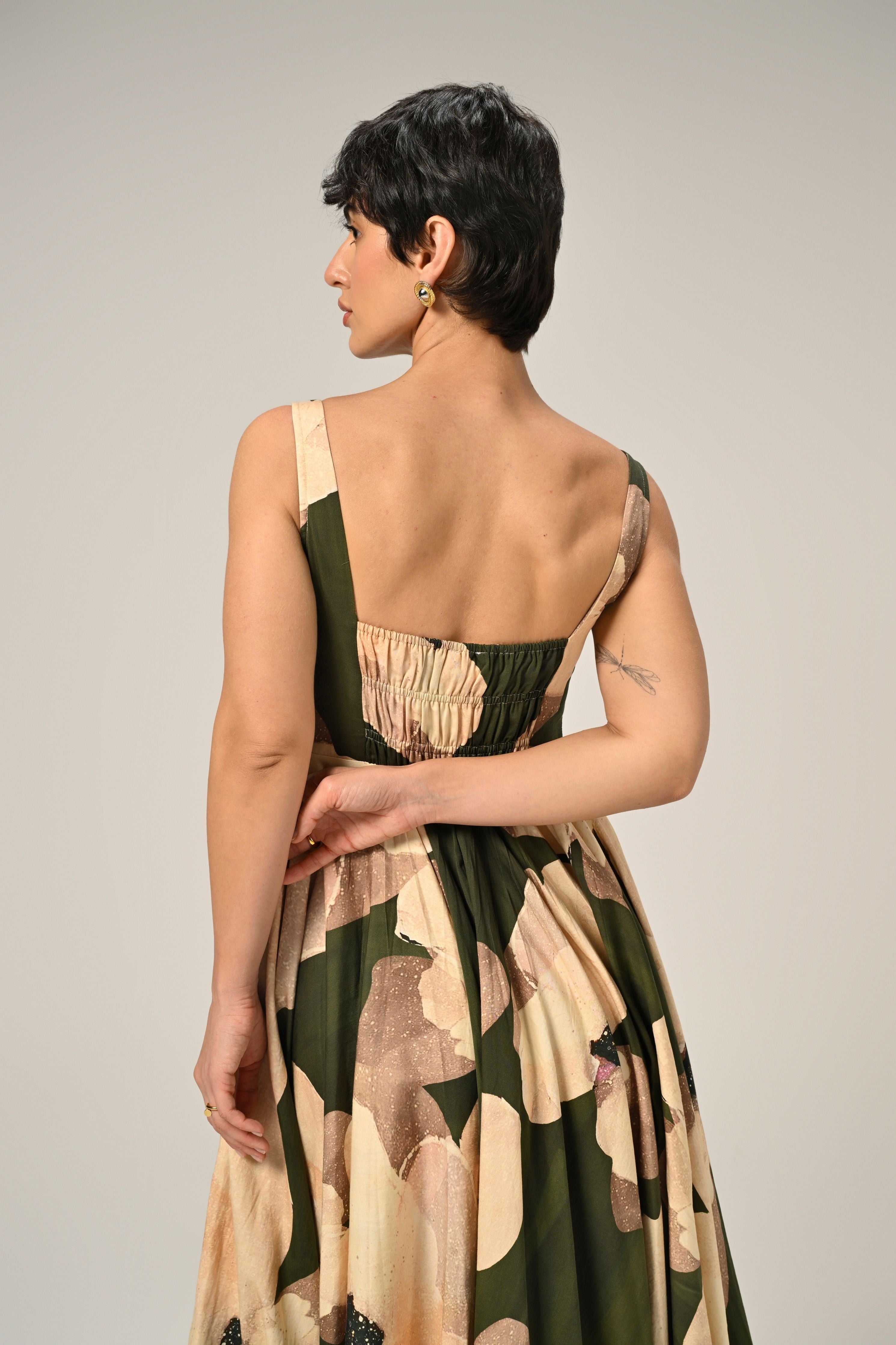 Russet Charm Long Dress