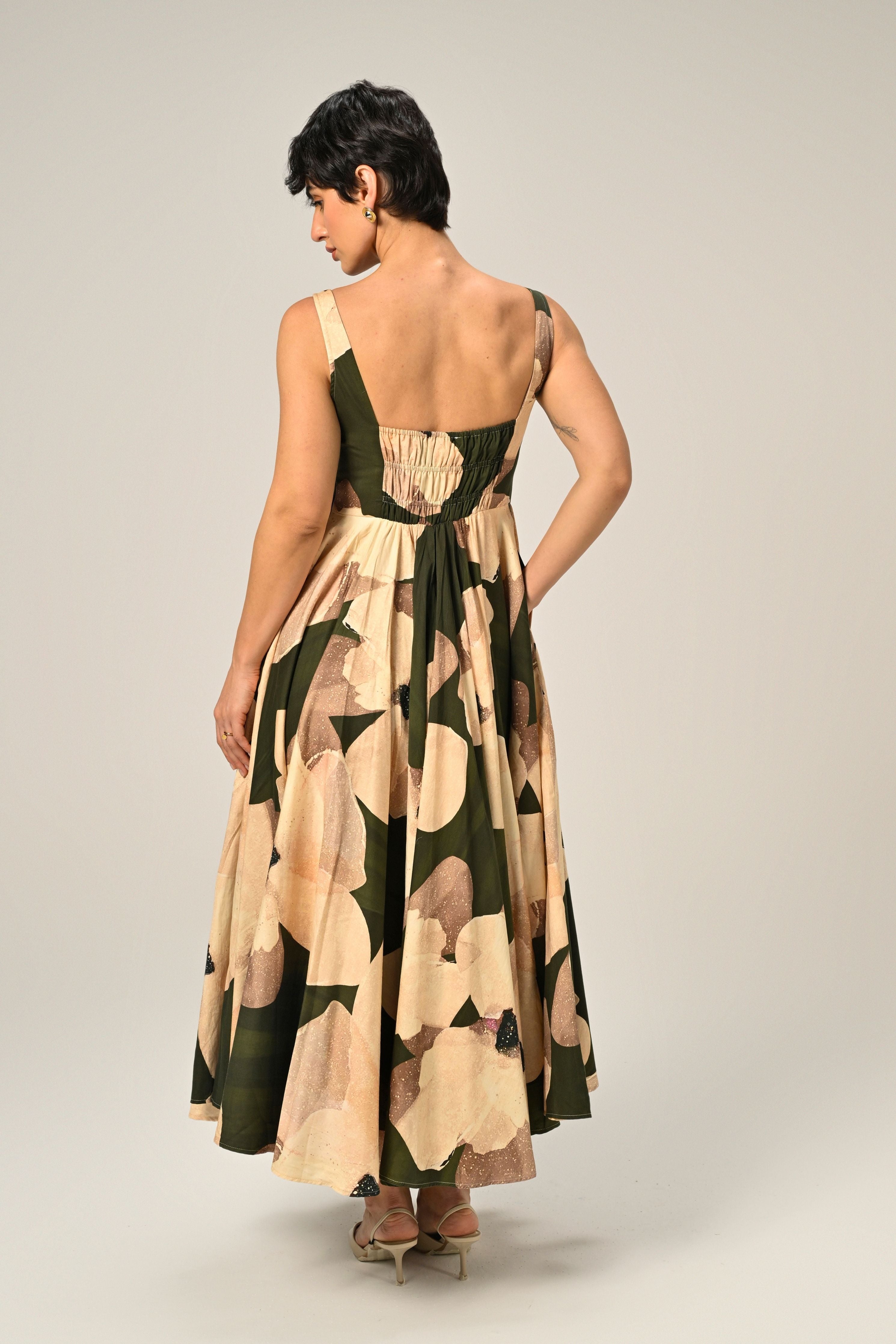 Russet Charm Long Dress