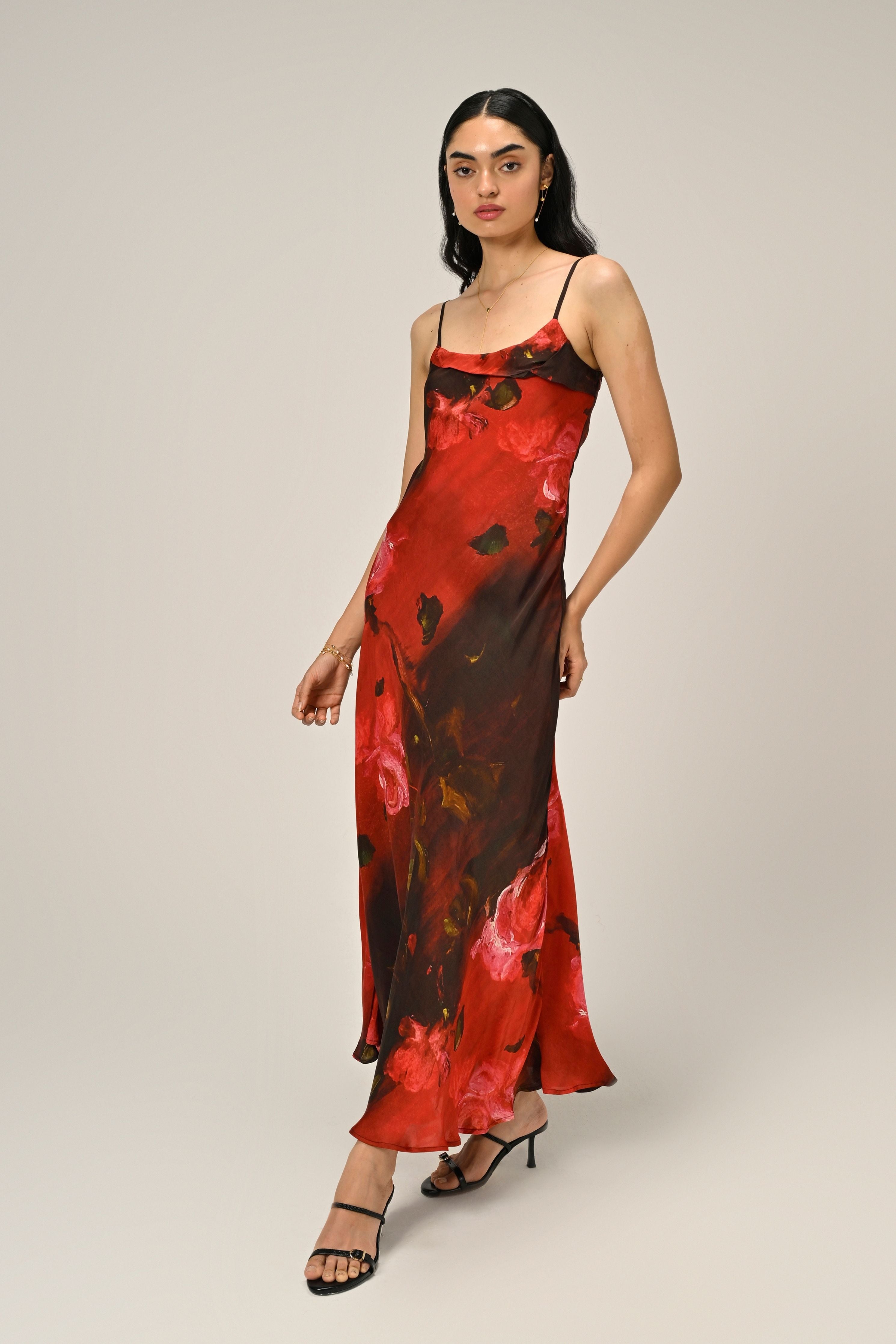 Crimson Dream Slip Dress