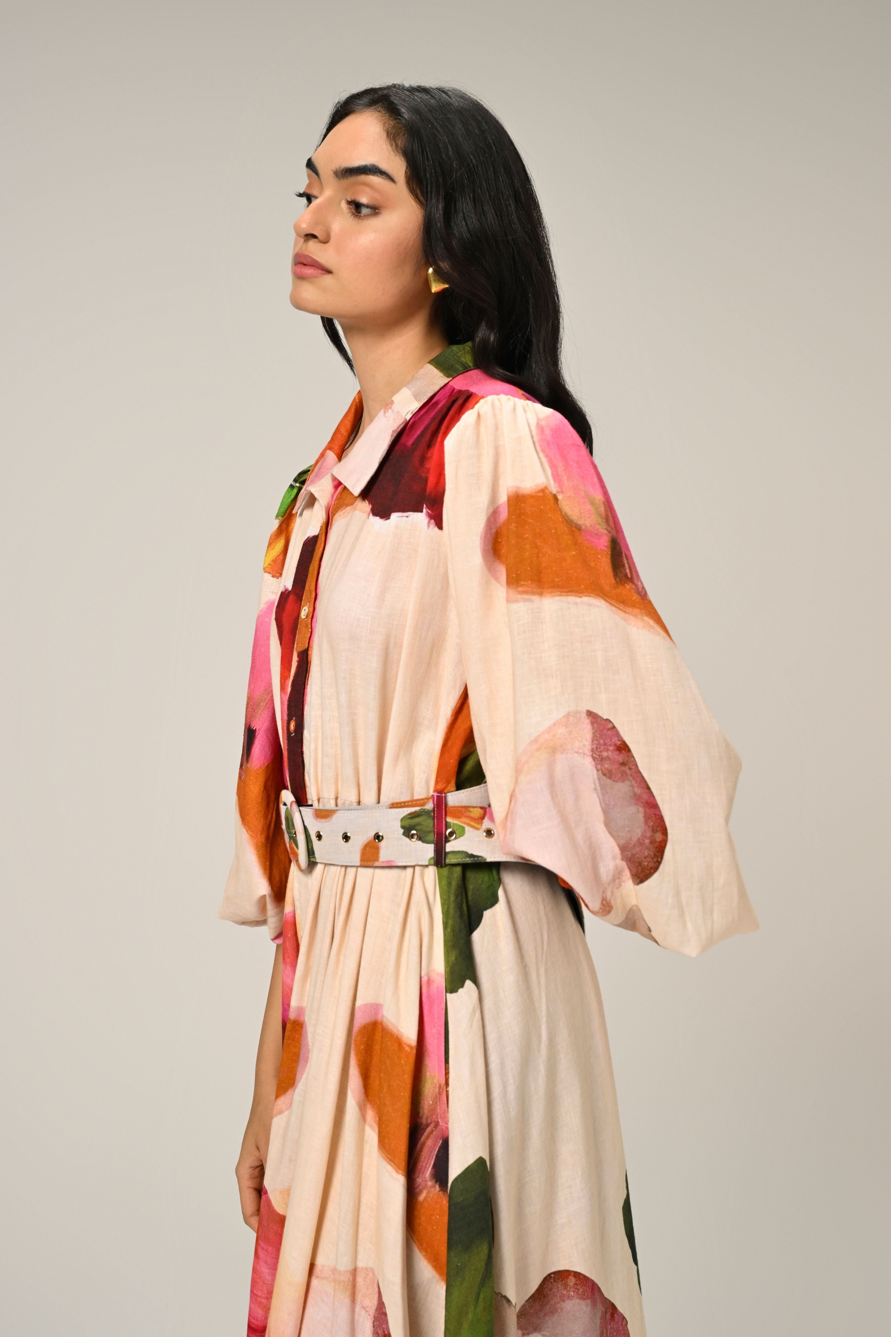 Summer Sway Maxi Shirt Dress