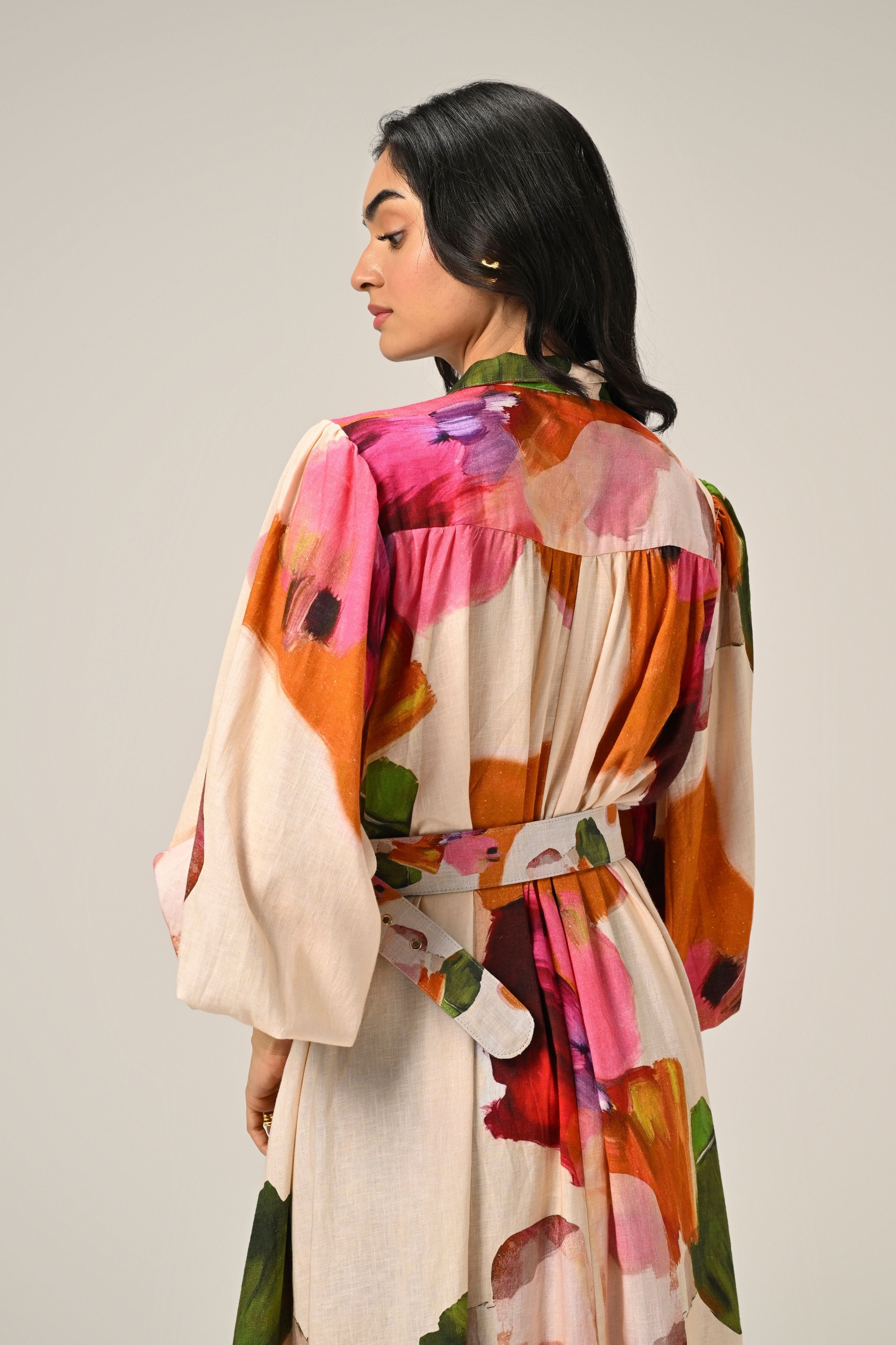 Summer Sway Maxi Shirt Dress