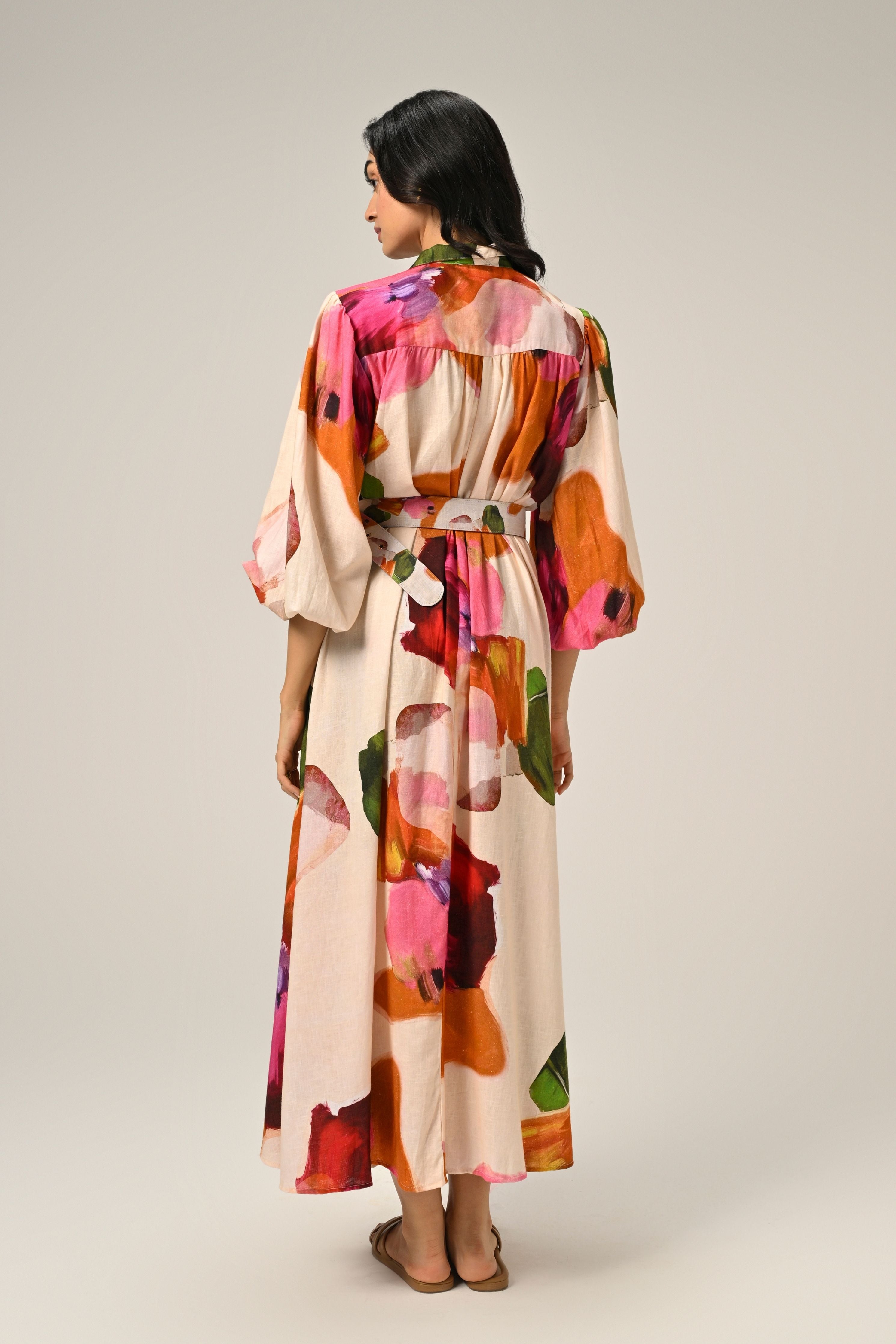 Summer Sway Maxi Shirt Dress