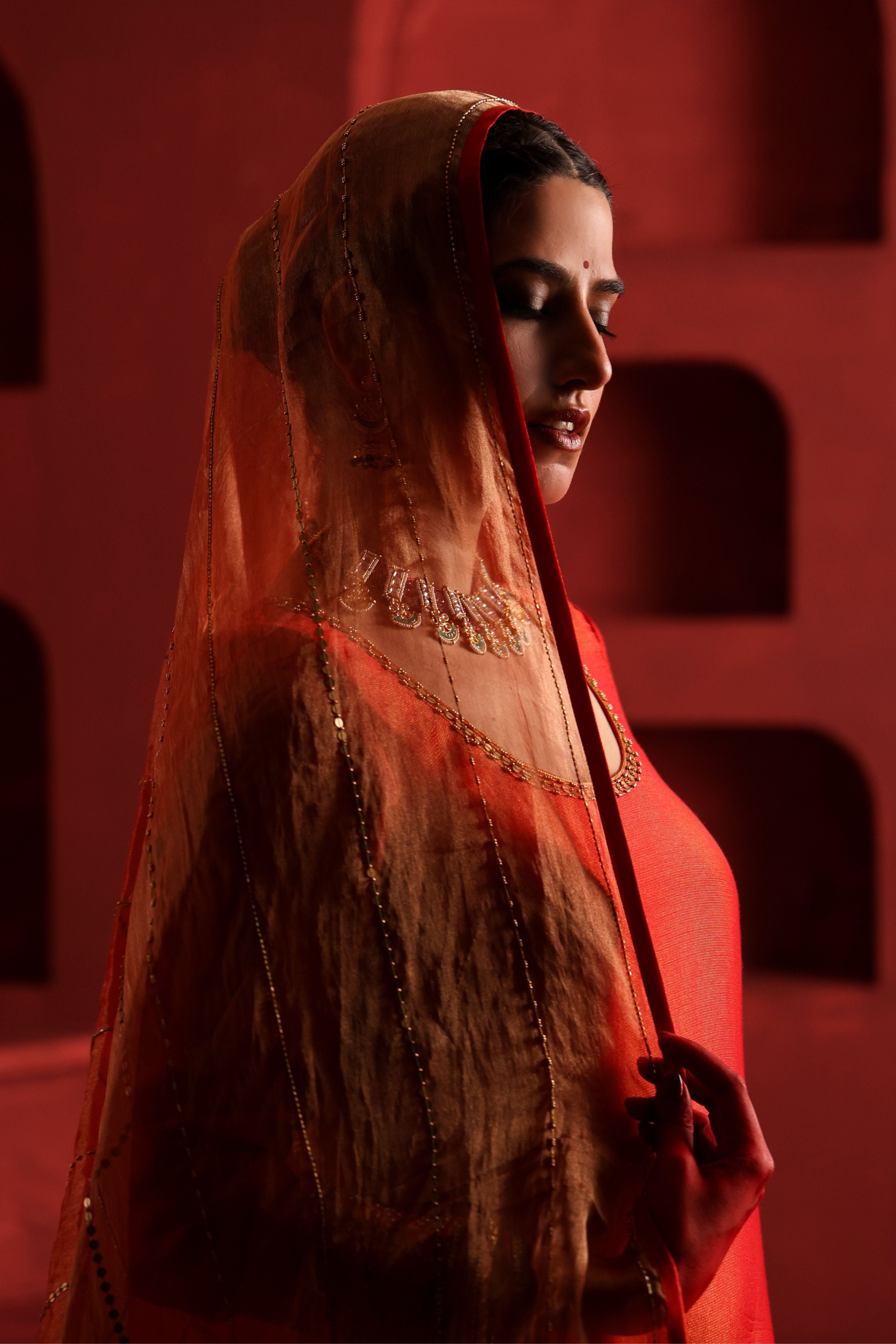 Classic Red Kurta Set