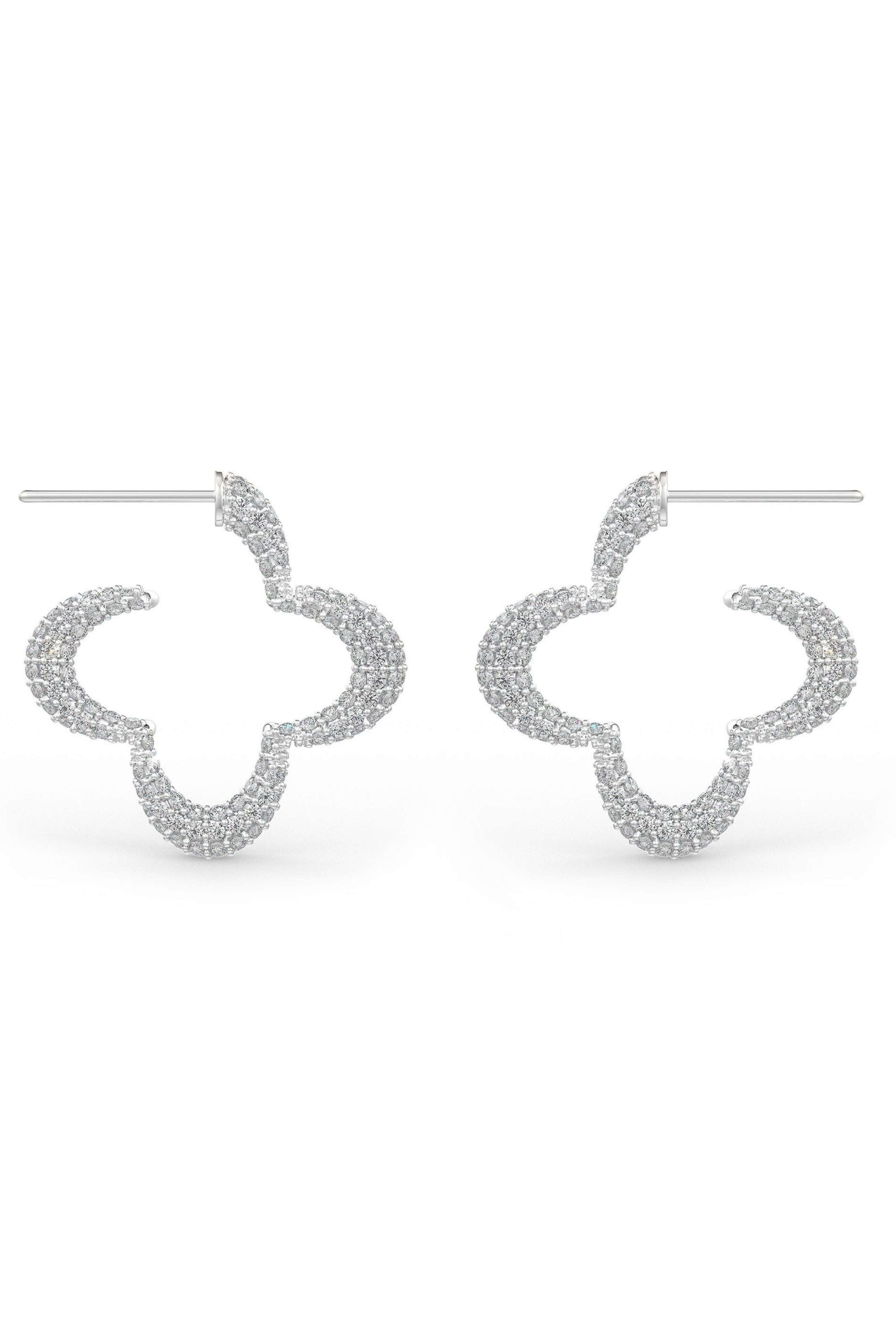 Silver Statement Bella Earrings