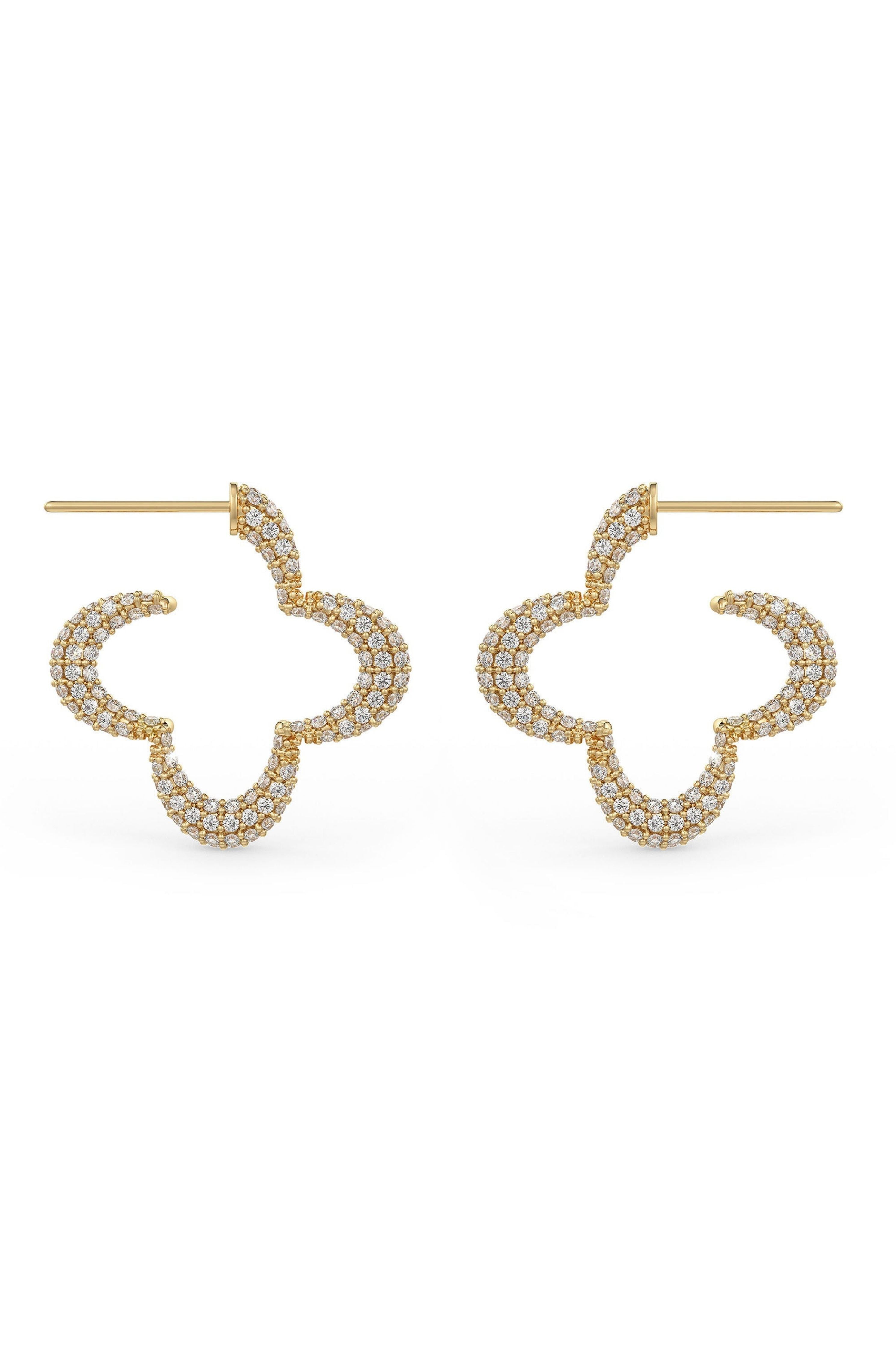 Gold Statement Bella Earrings