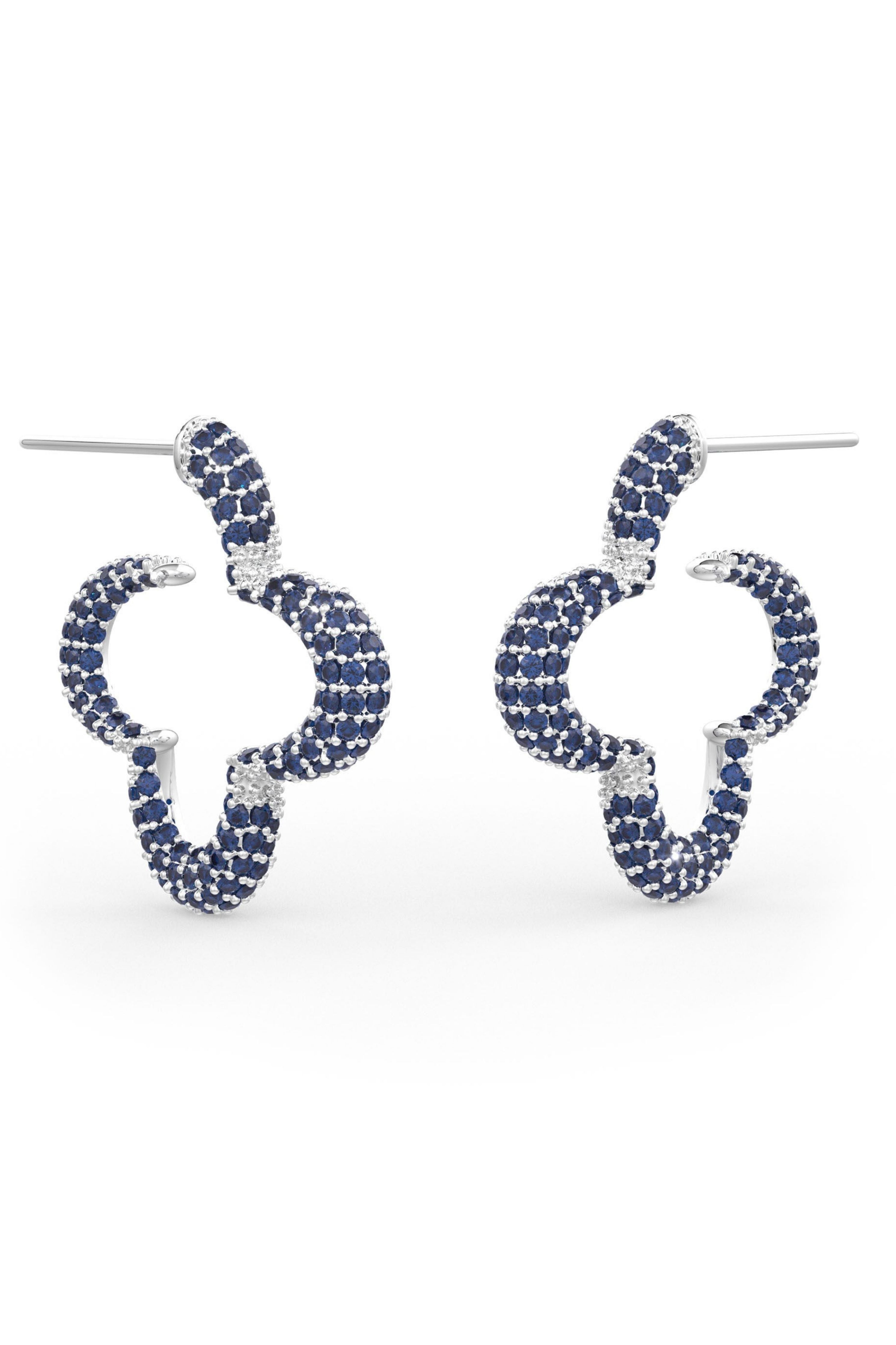 Sapphire Blue Statement Bella Earrings