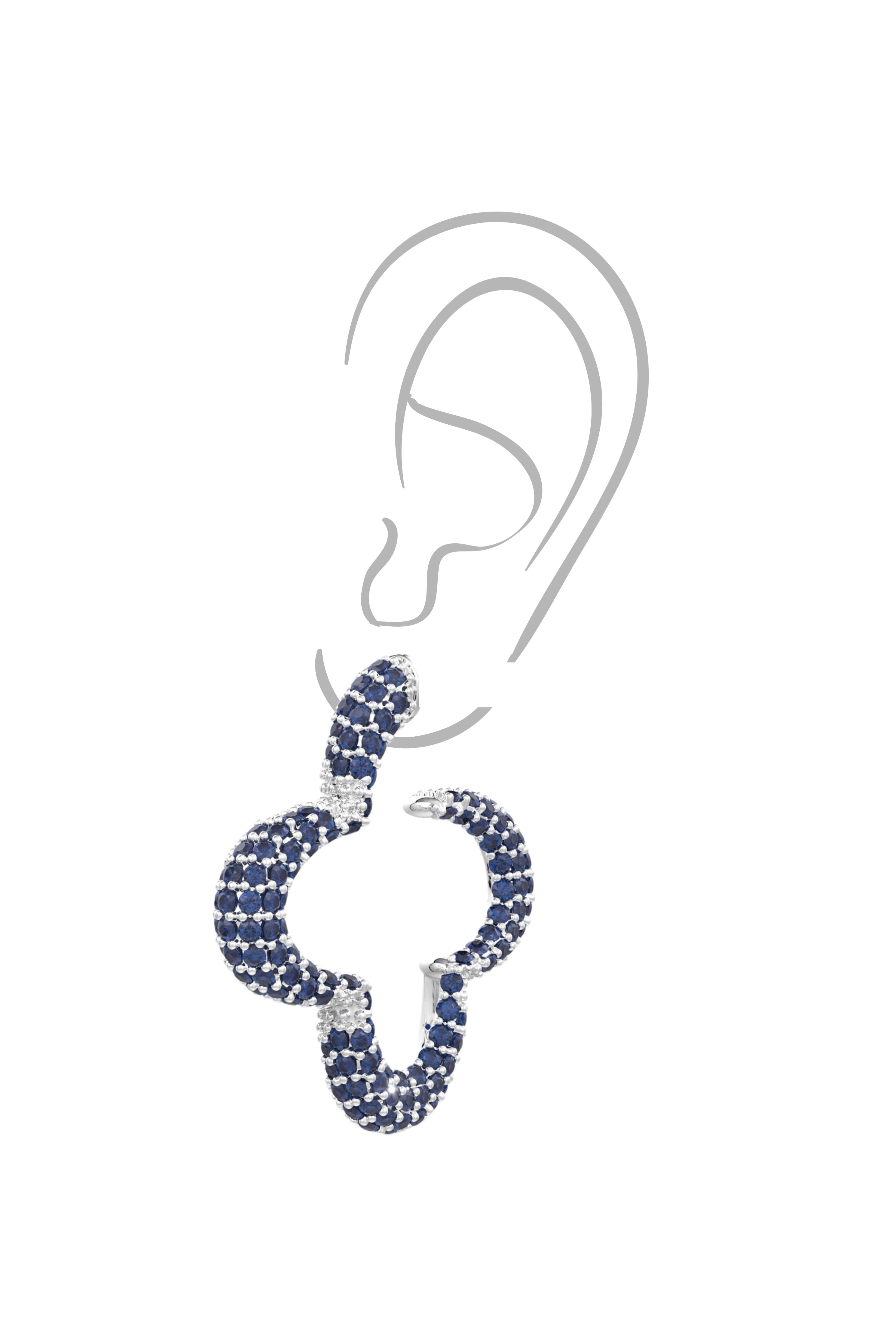 Sapphire Blue Statement Bella Earrings