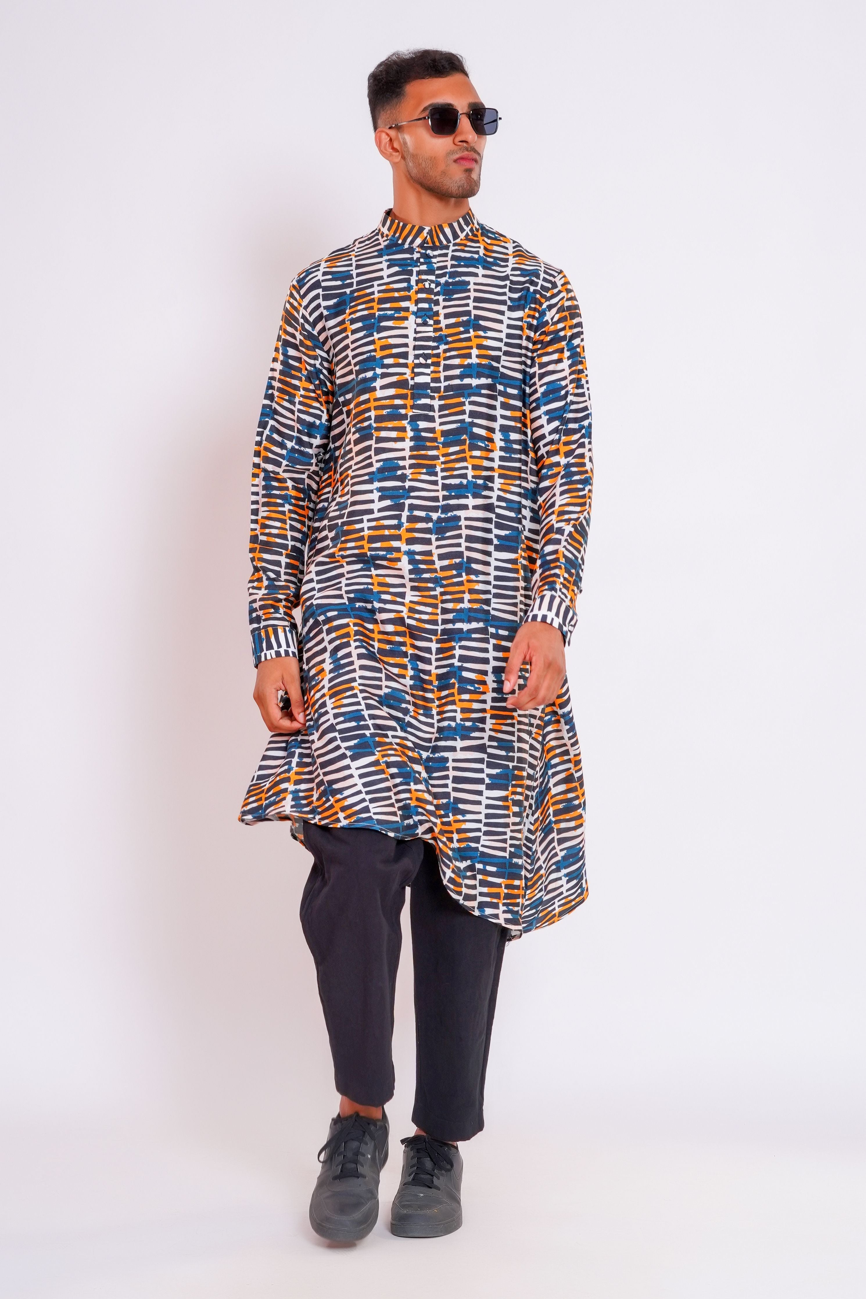 Side Printed Kurta