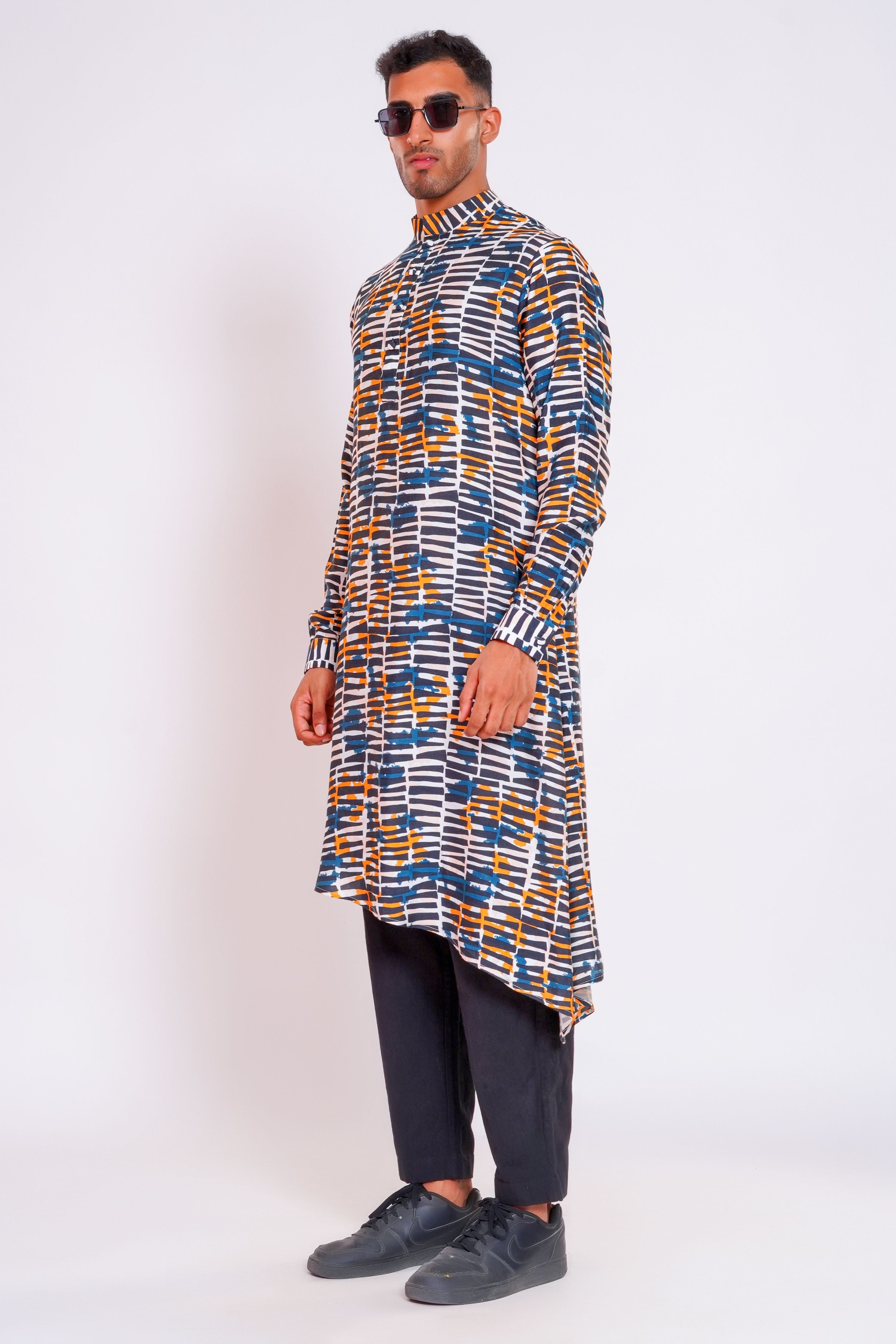 Side Printed Kurta