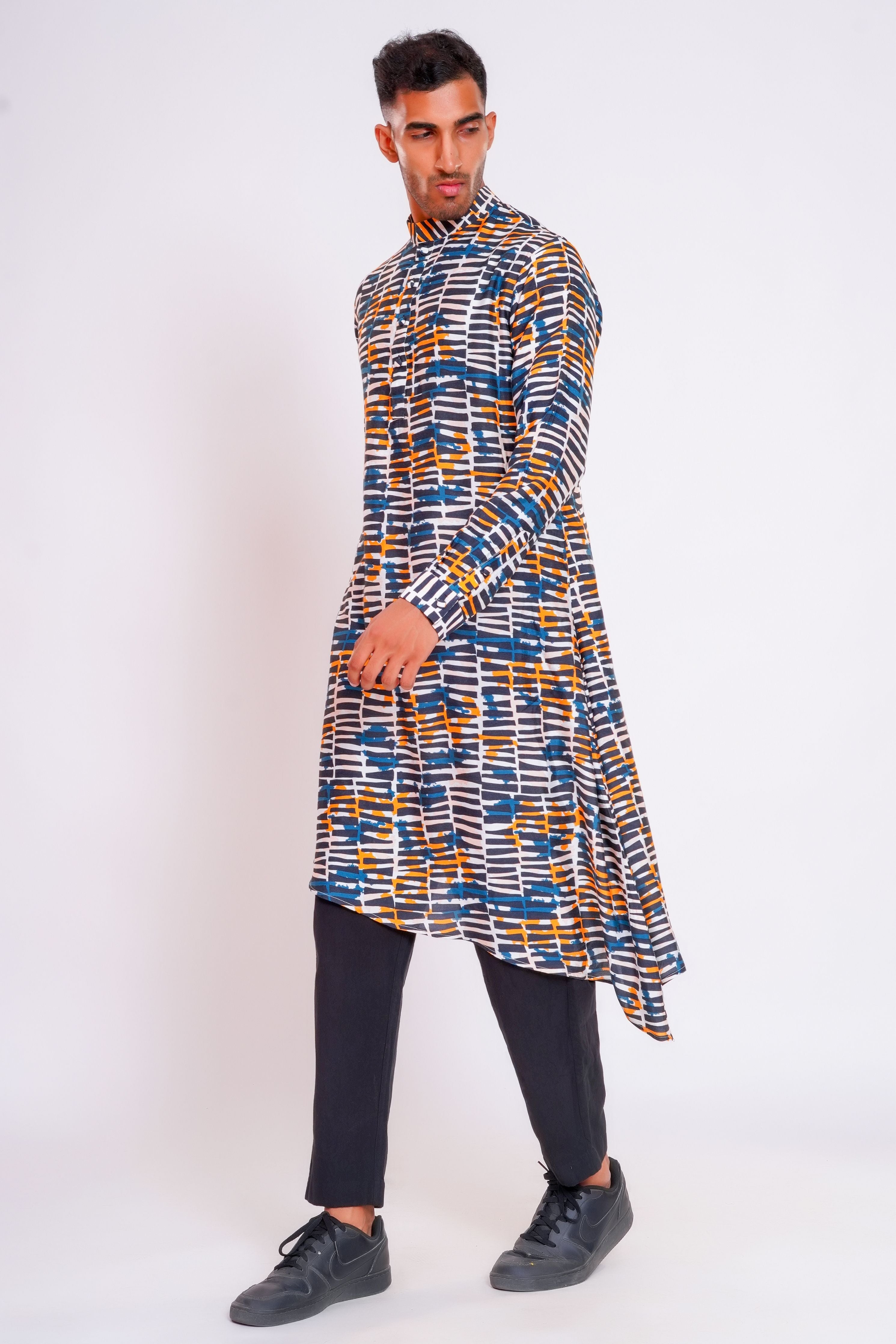 Side Printed Kurta