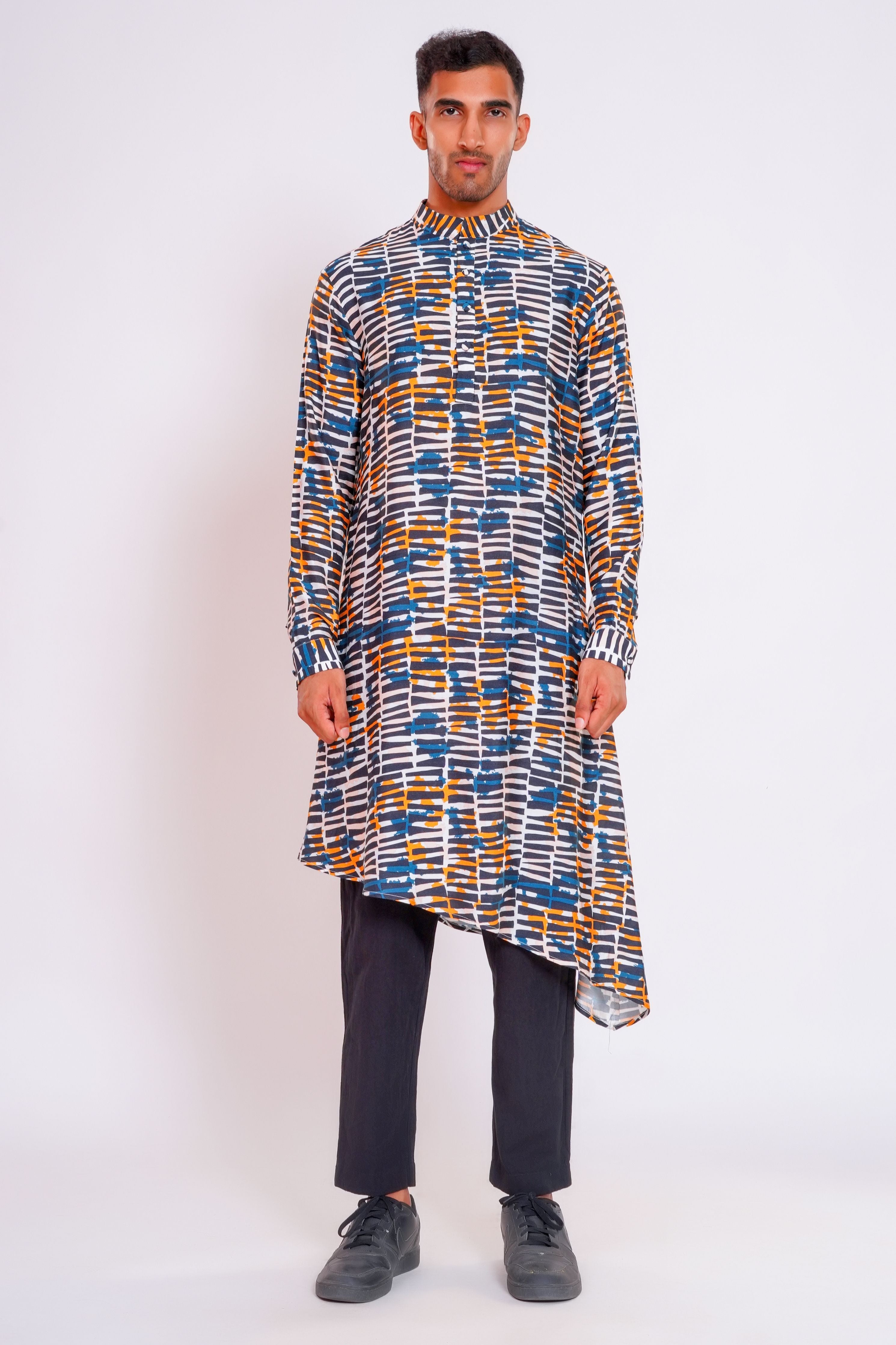 Side Printed Kurta