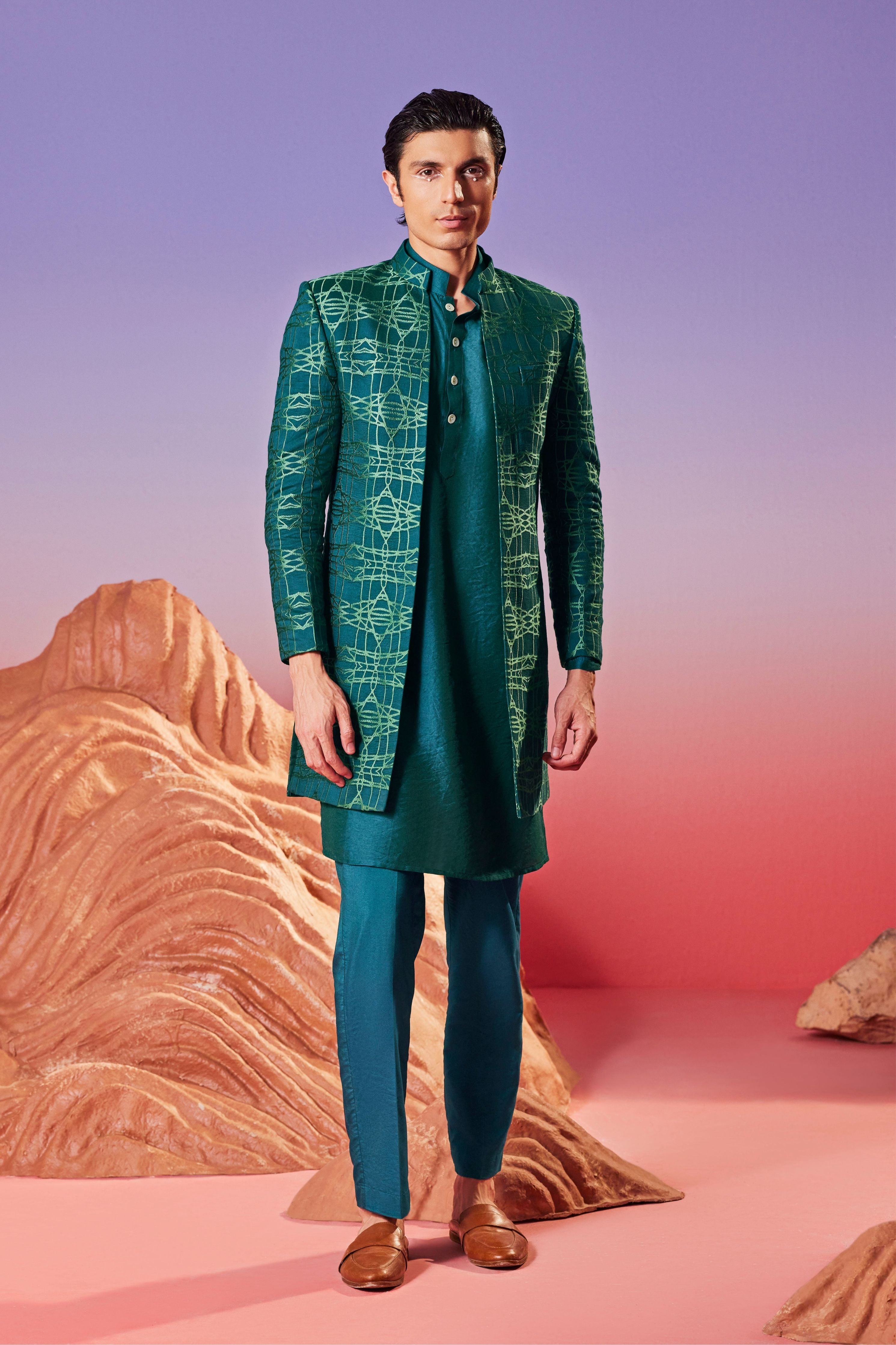 Gehra Indo-Western Set