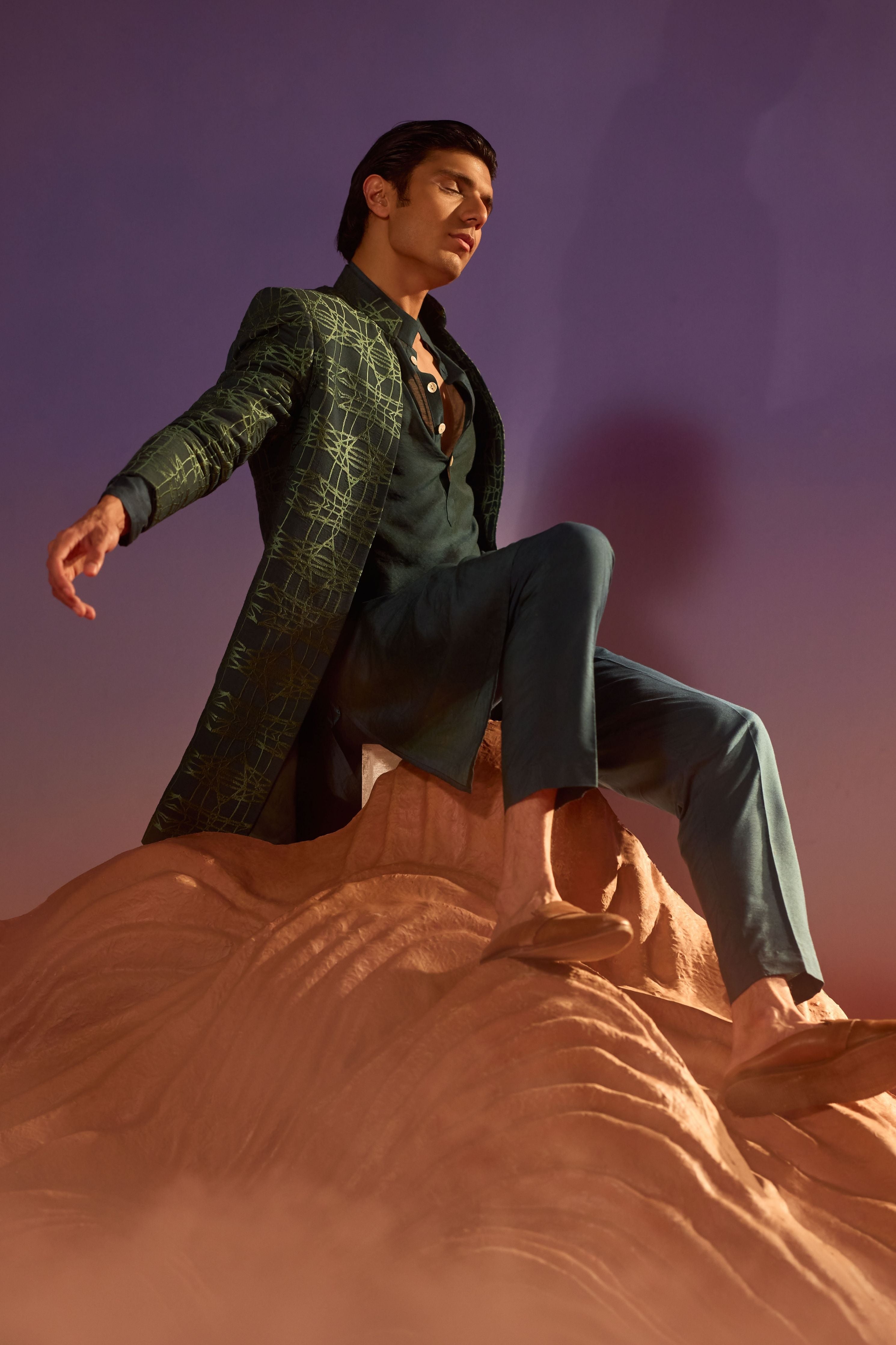 Gehra Indo-Western Set
