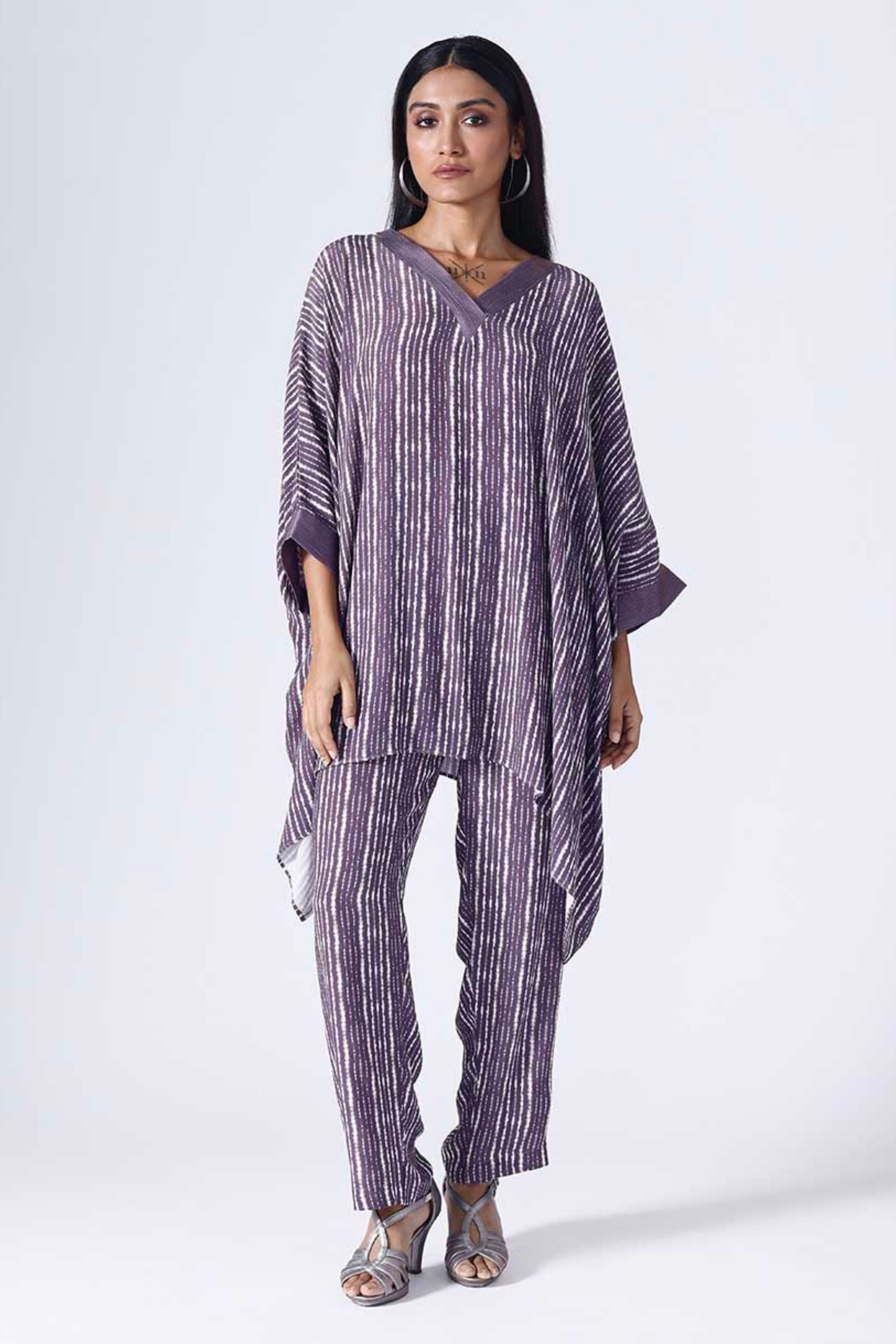 Shibori Short Kaftaan Set